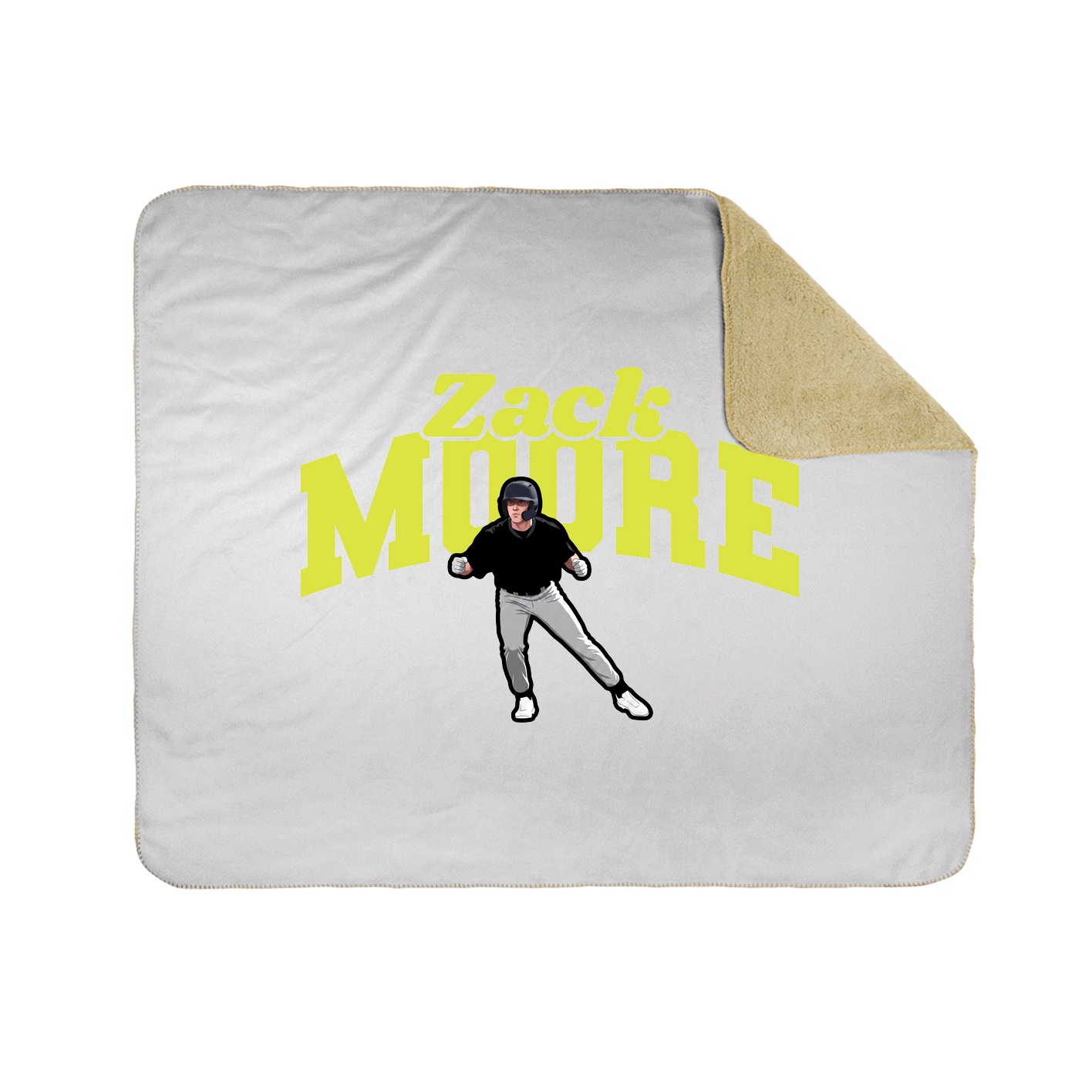 Throw Blanket — Signature Arch in White