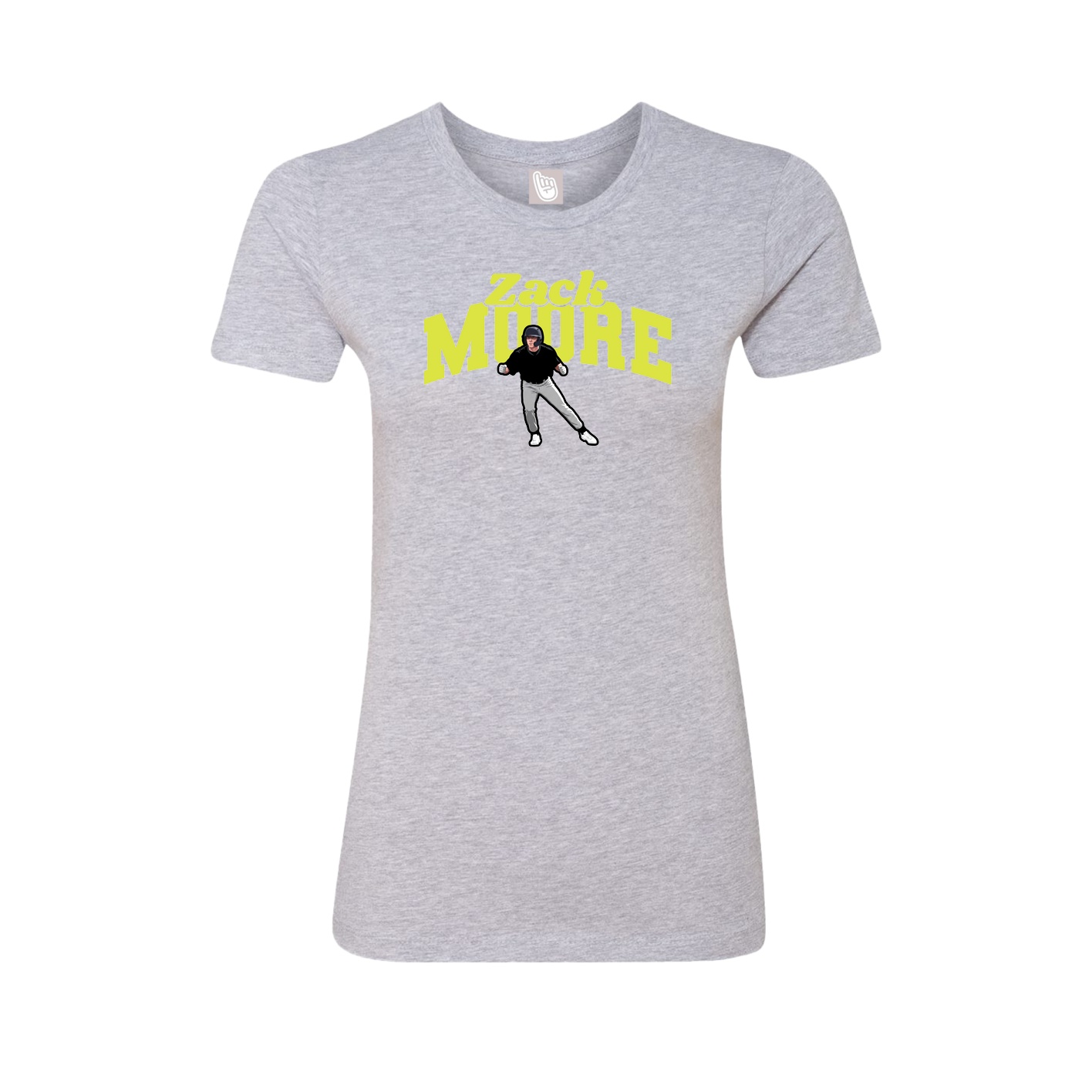 Womens Tee — Signature Arch in Grey