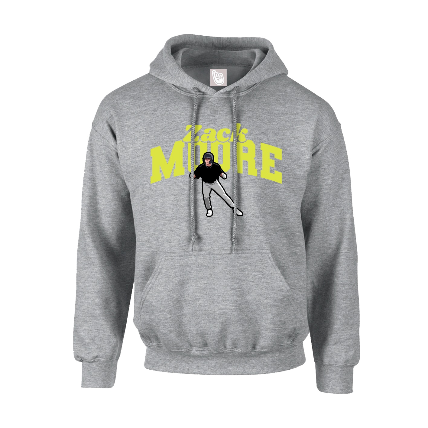 Hoodie — Signature Arch in Grey
