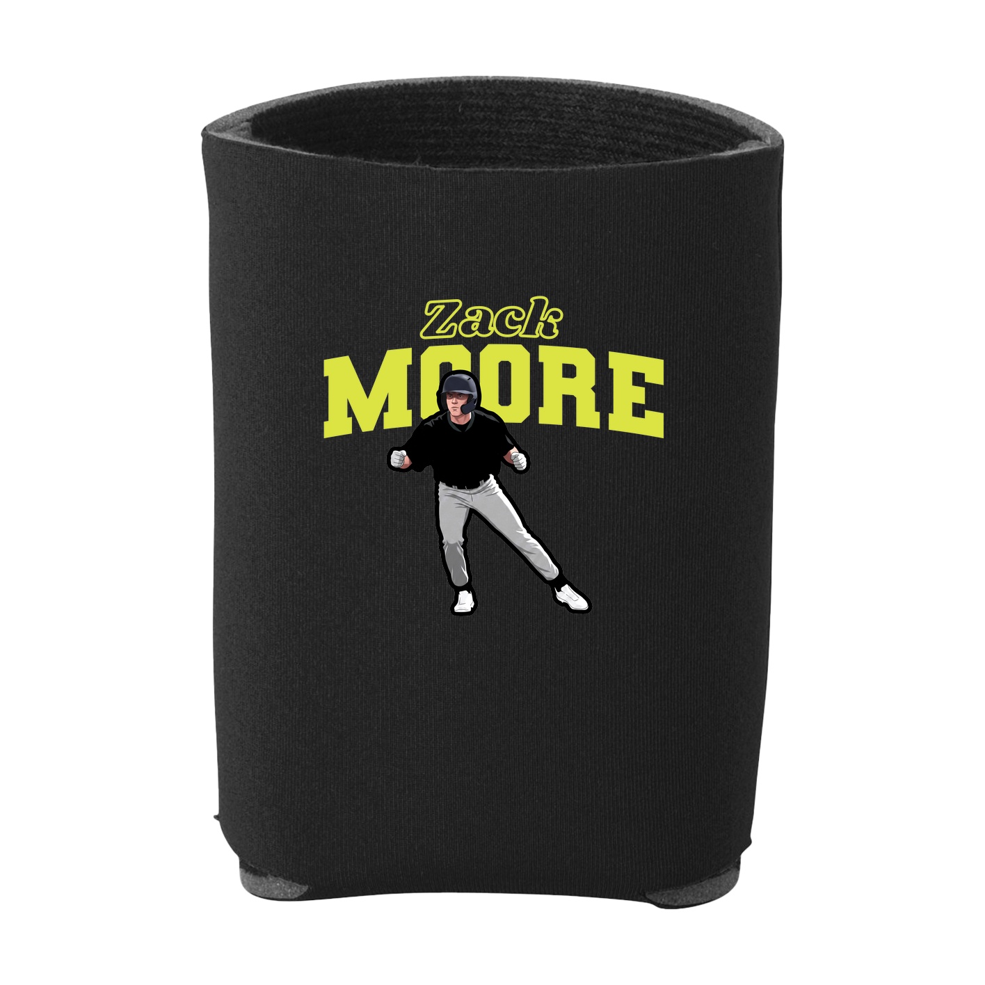 Can Holder — Name Arch in Black
