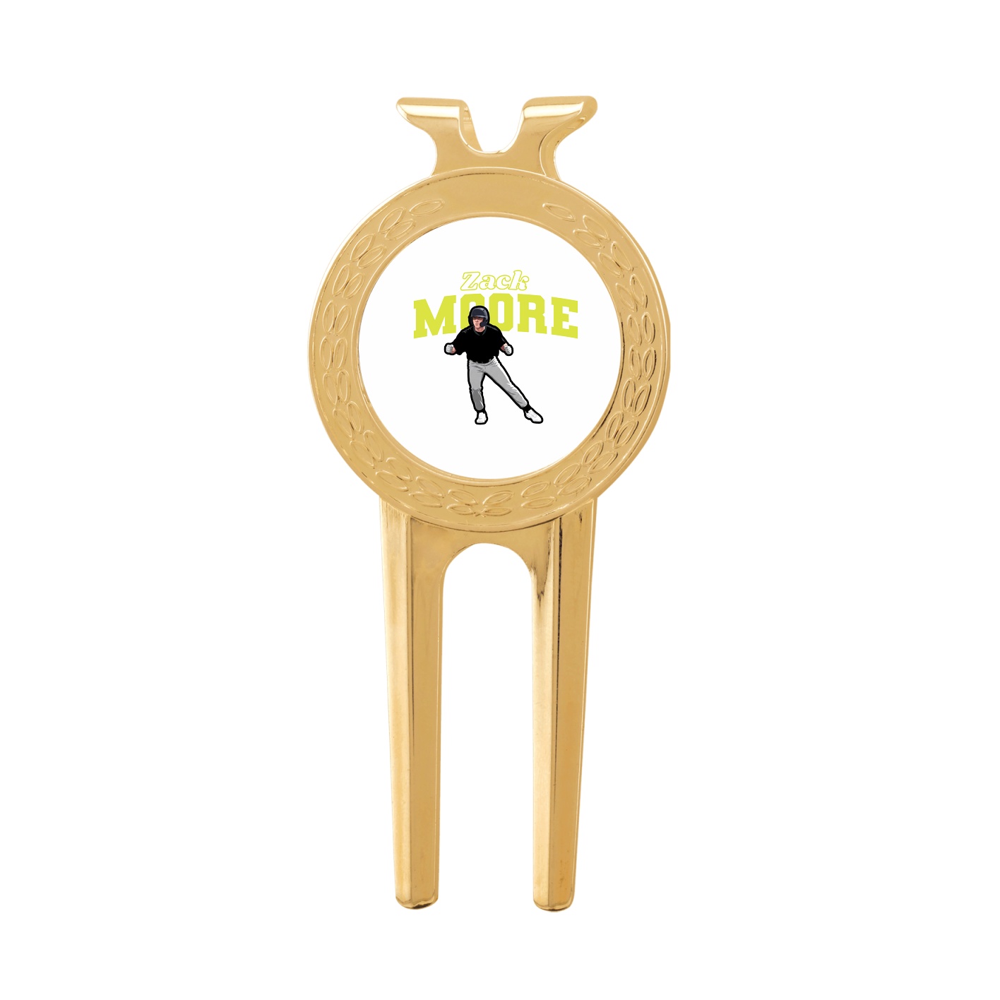 Divot Tool with Ball Marker — Name Arch in Classic