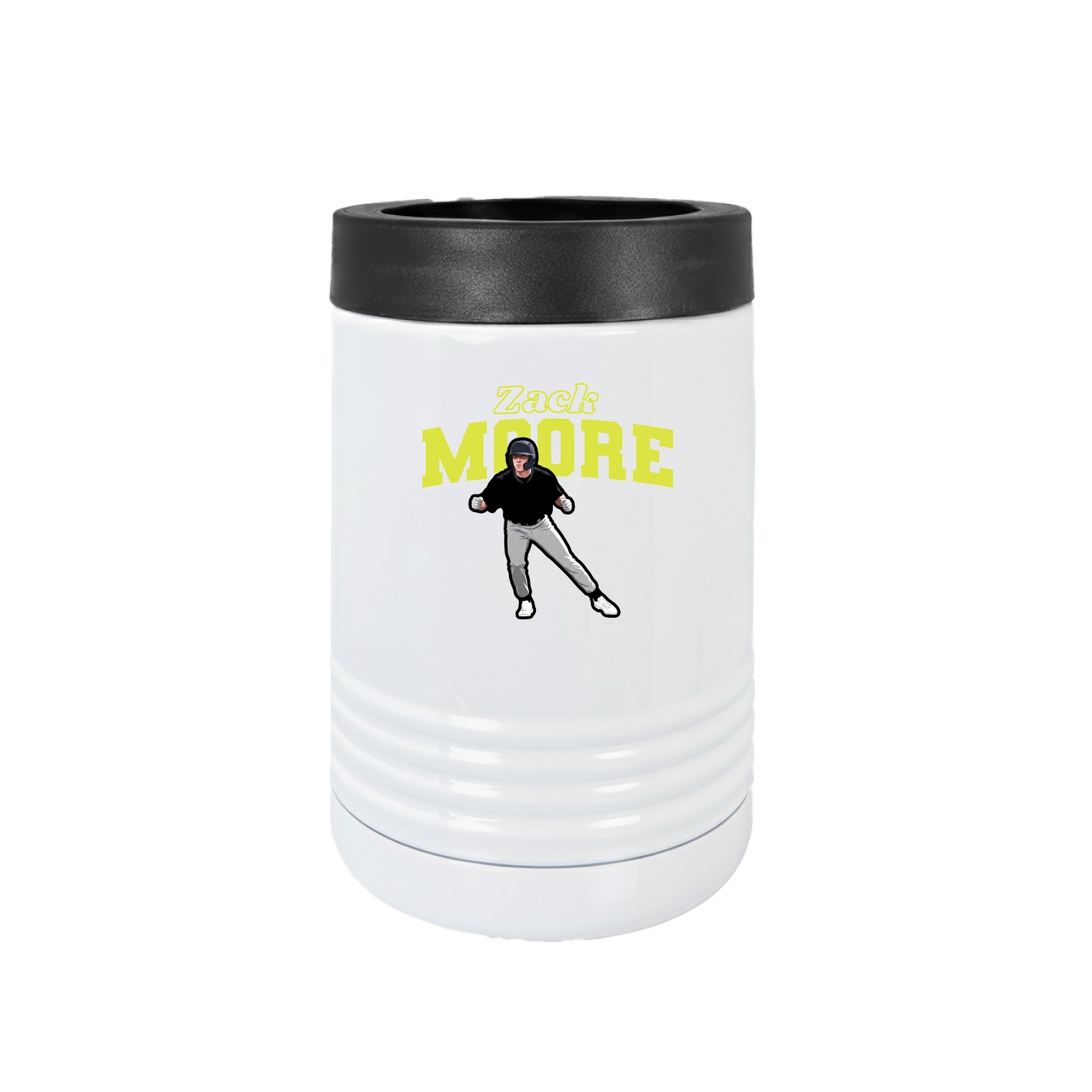 Beverage Holder — Name Arch in White
