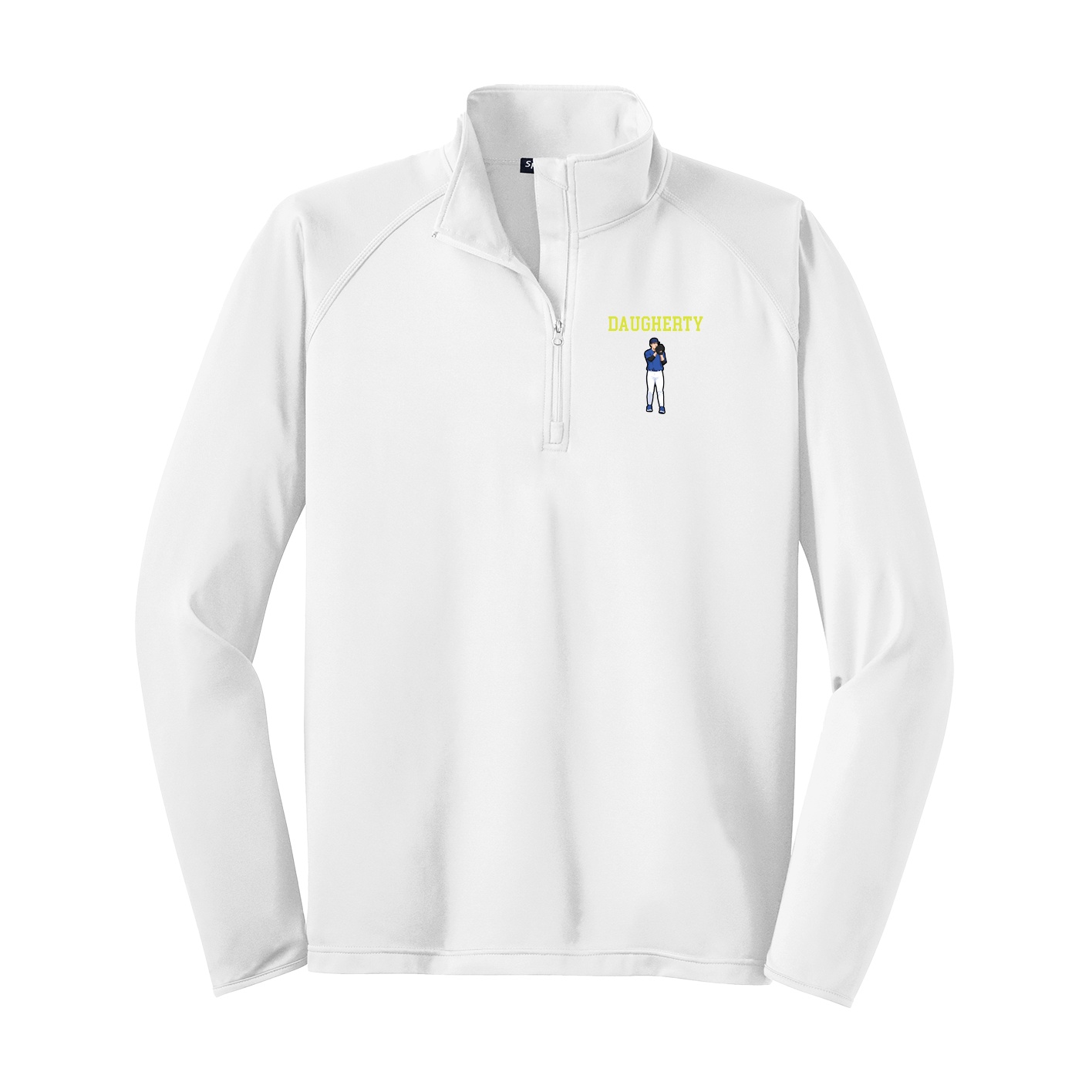 Q-Zip Pullover — Shirsey in White