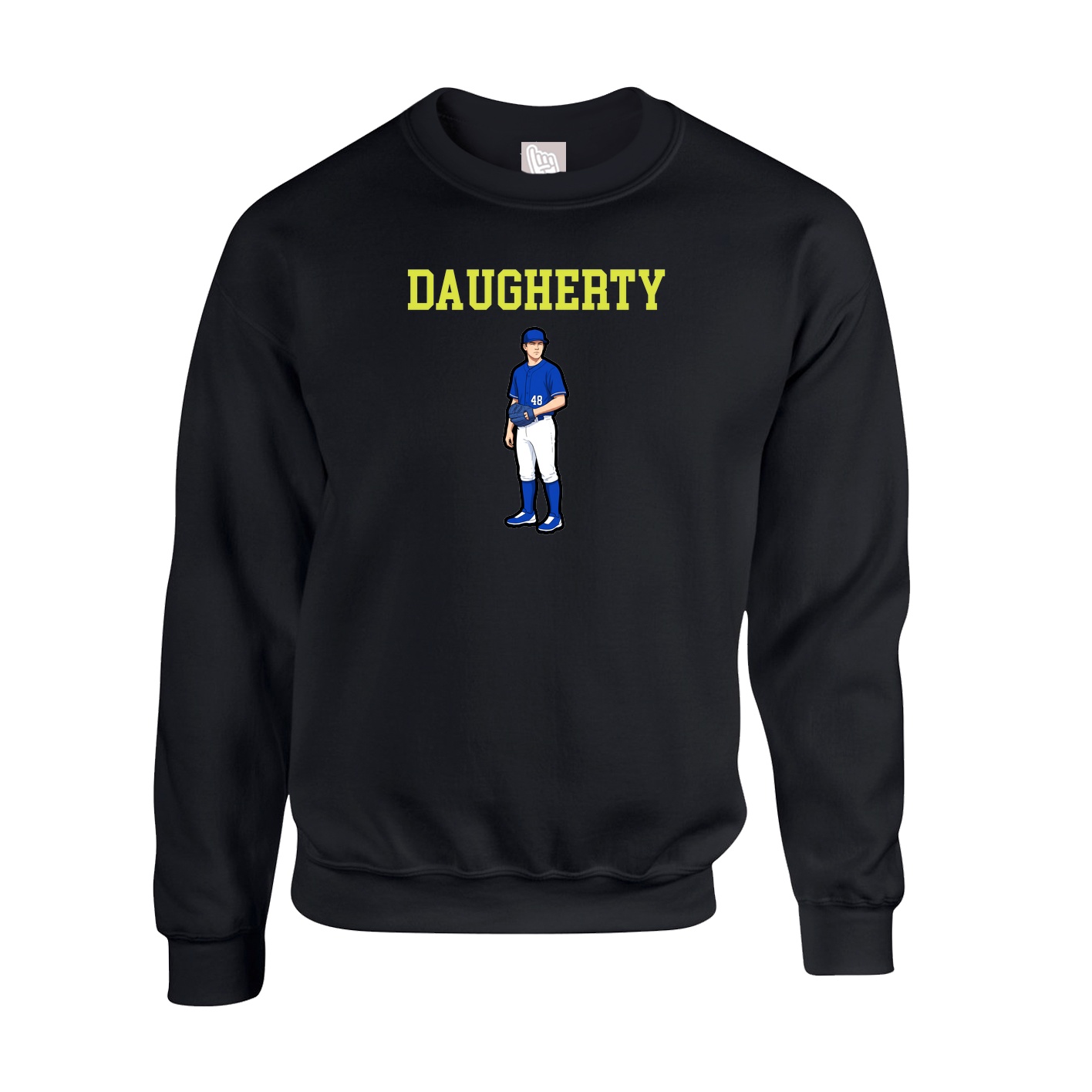 Fleece Crew — Shirsey in Black