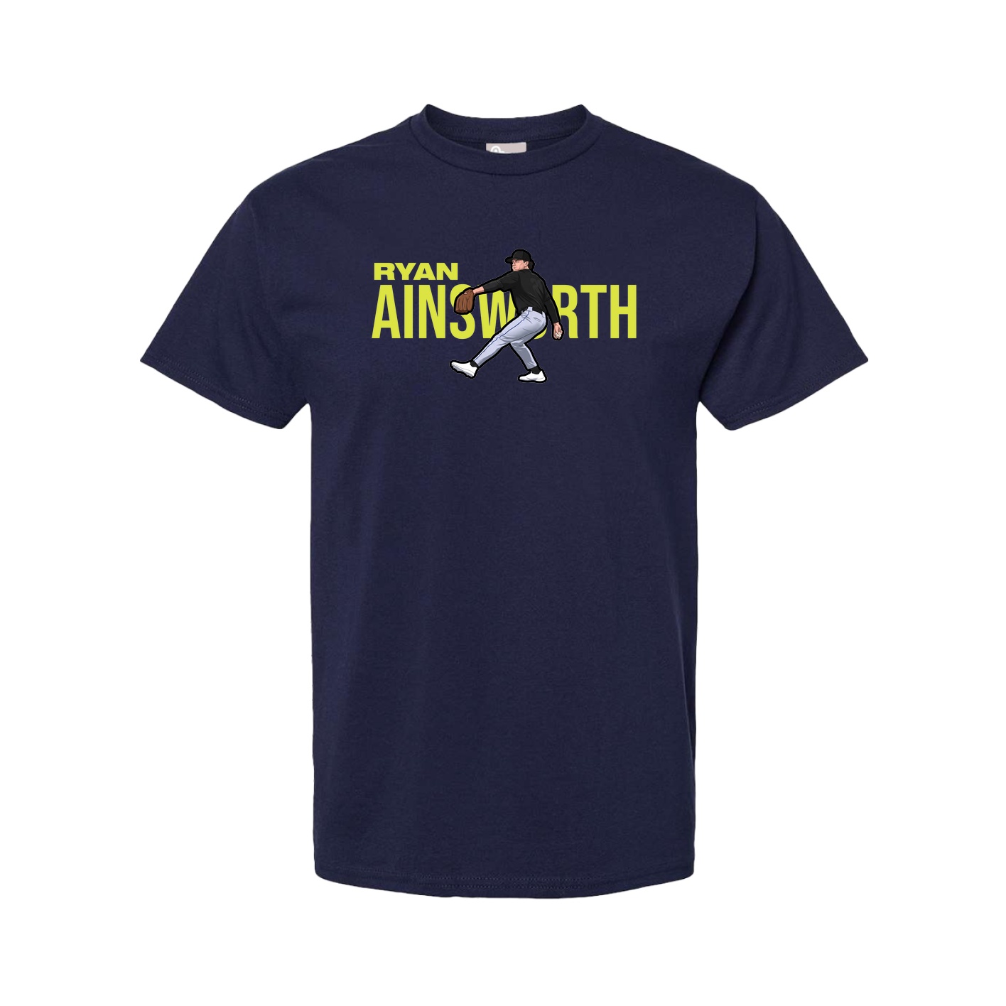 Youth Tee — Player Name in Navy