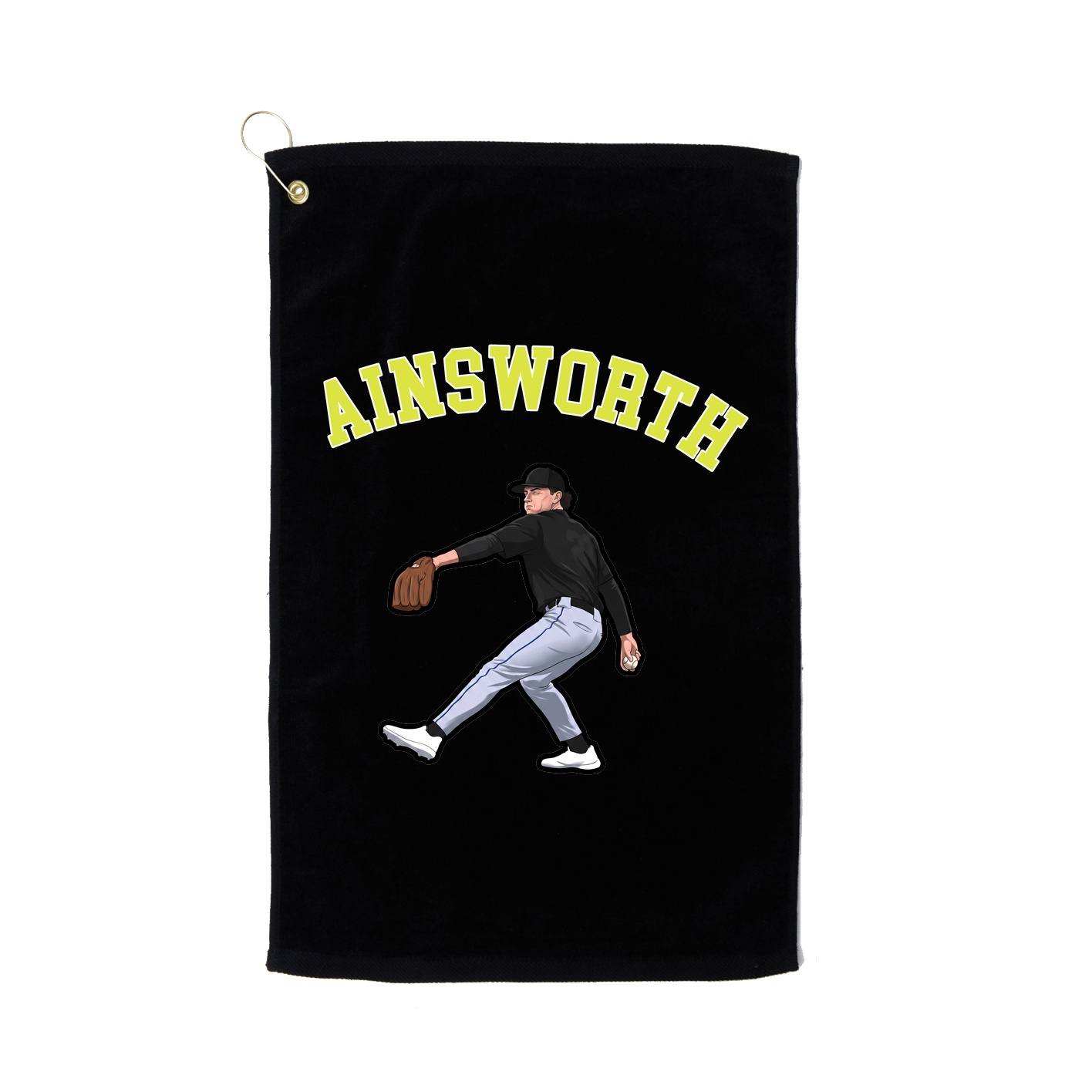 Golf Towel — Shirsey Arch in Black