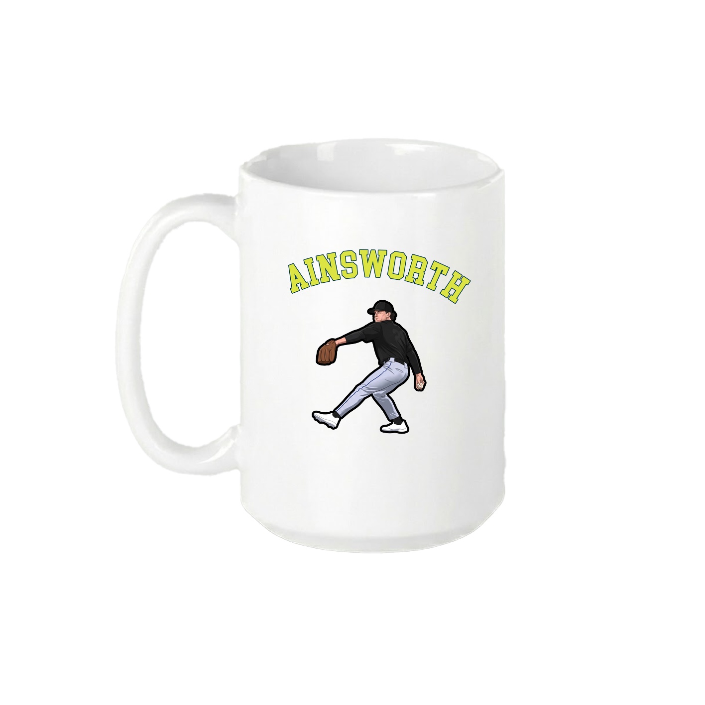 15oz Coffee Mug — Shirsey Arch in White