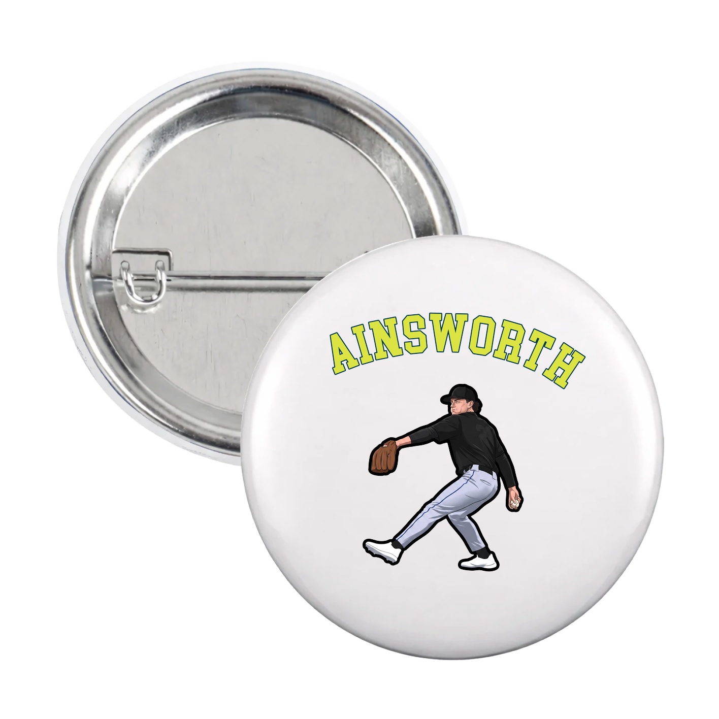 Game Day Button — Shirsey Arch in White