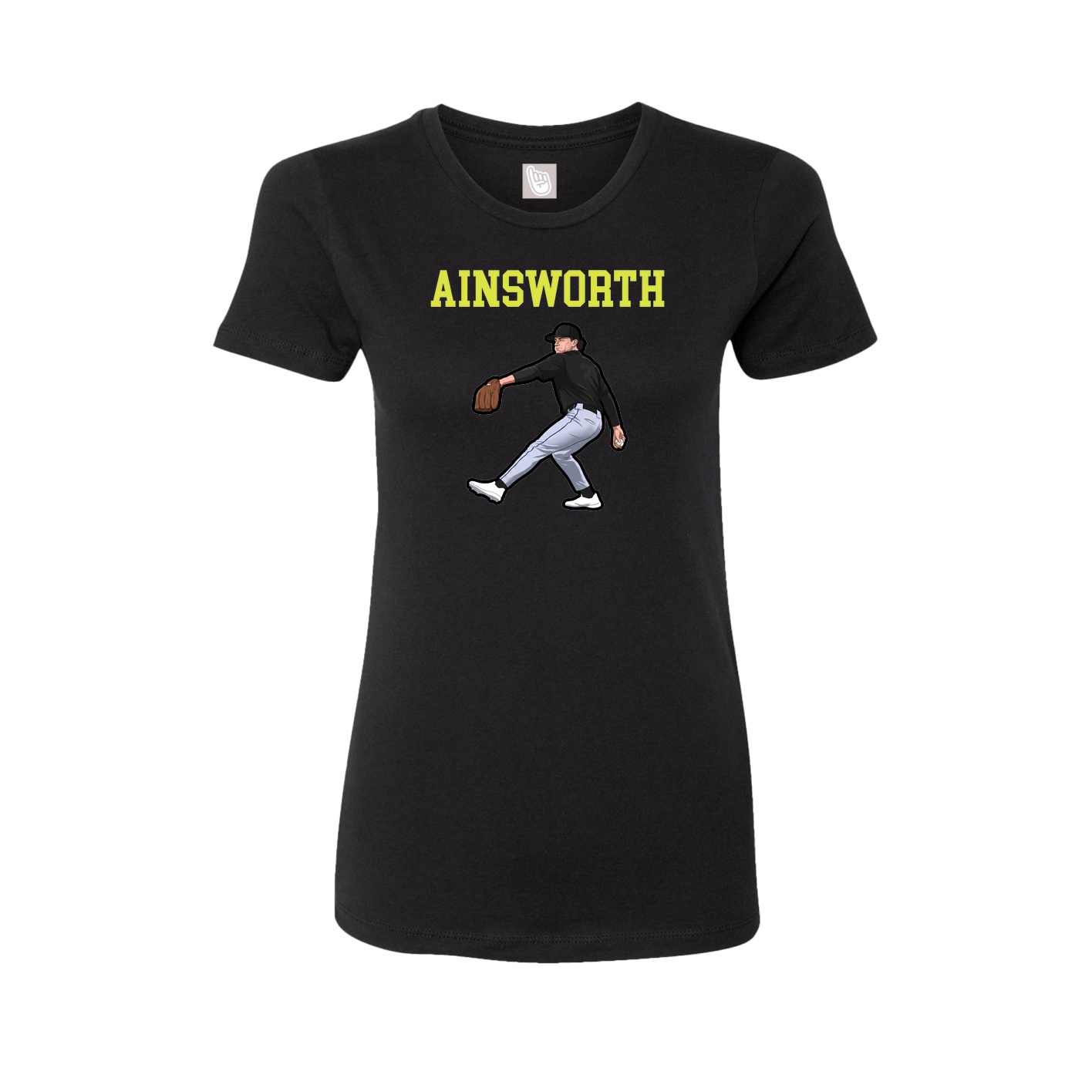 Fitted Women's Tee — Shirsey in Black