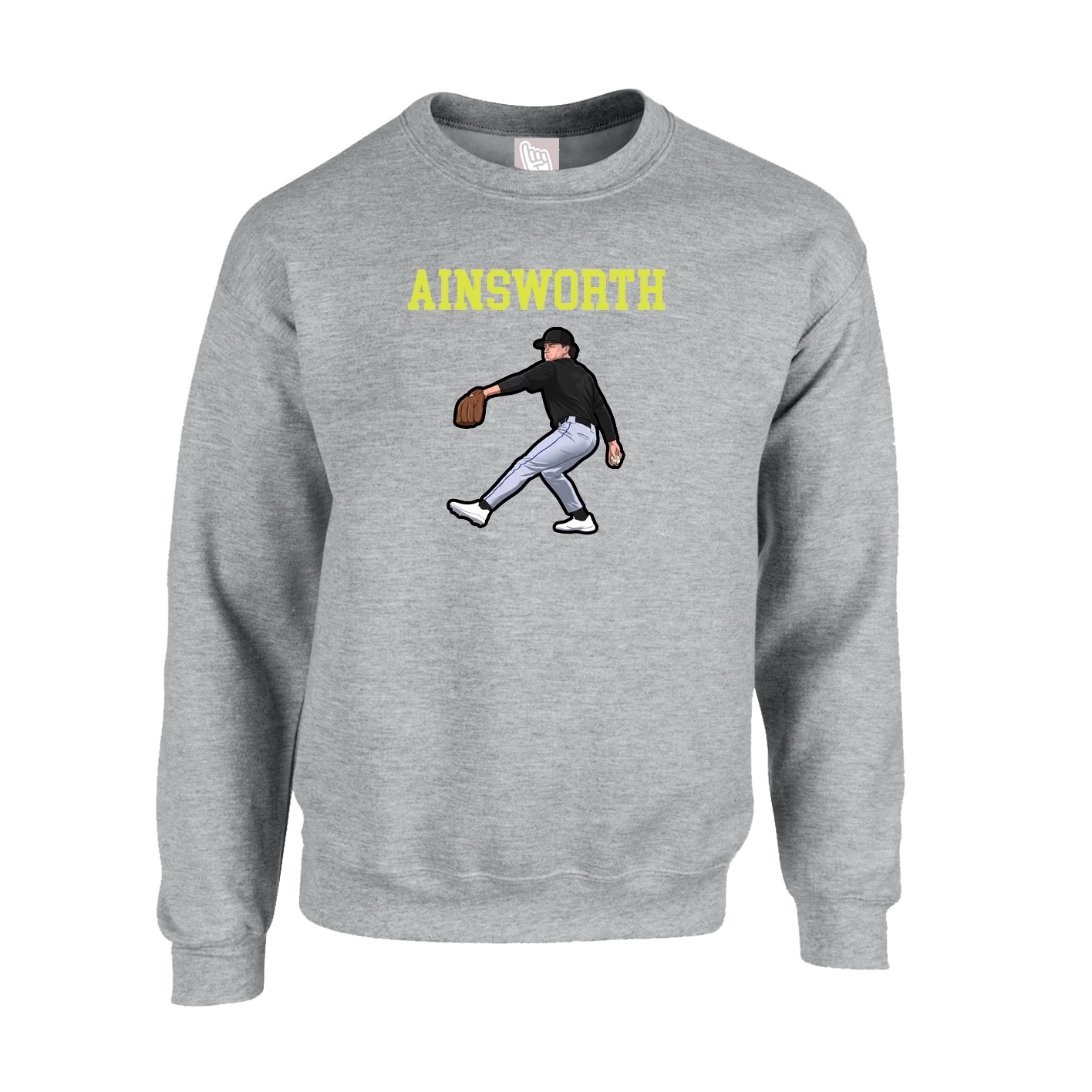Fleece Crew — Shirsey in Grey