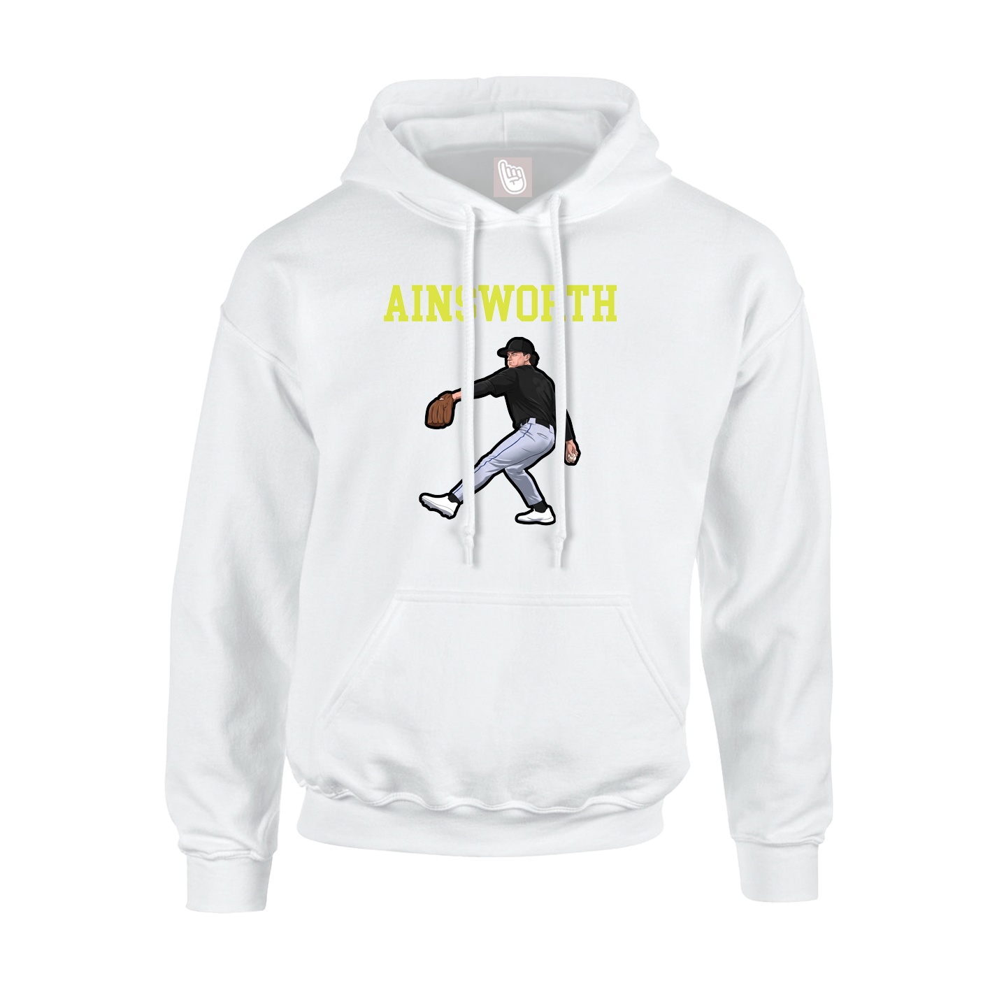 Youth Hoodie — Shirsey in White
