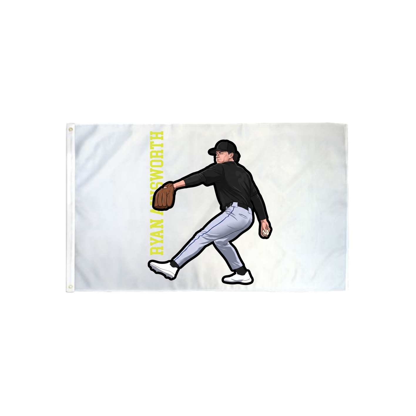 3x5 Flag — Name Vertical in Classic