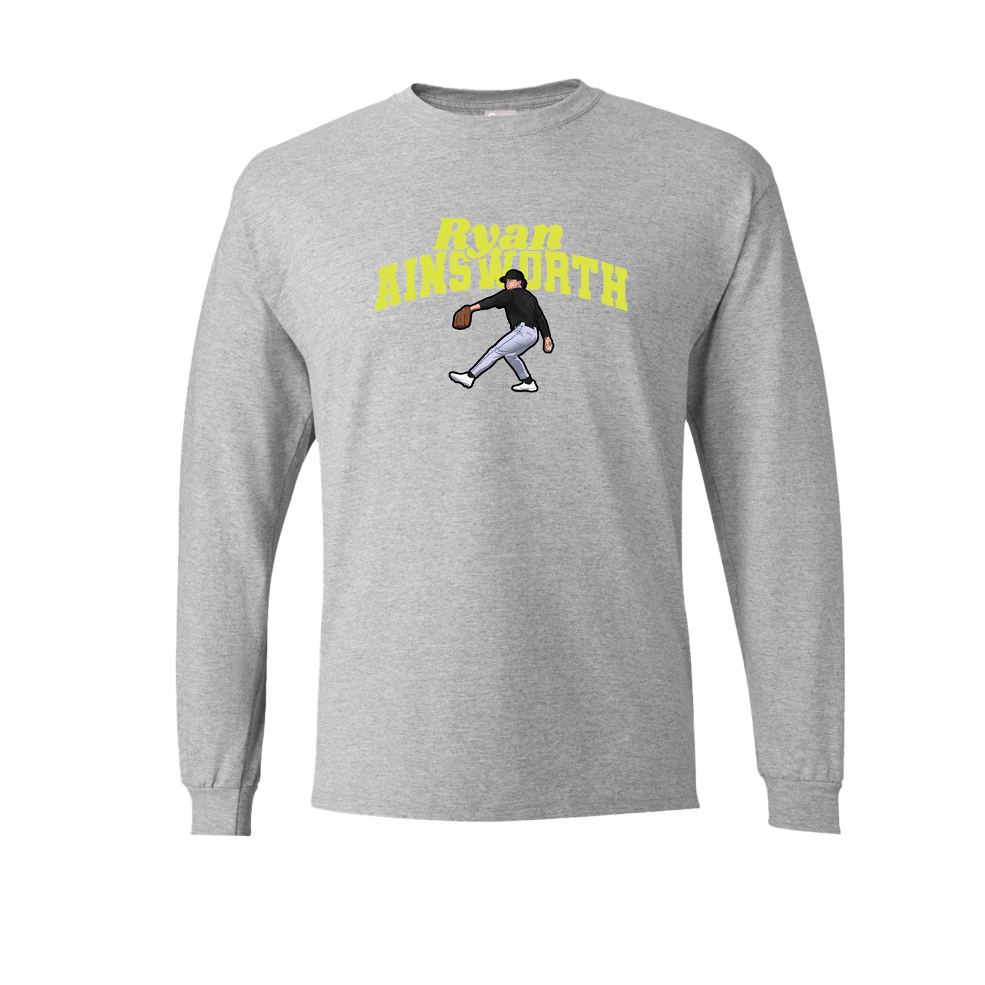Long Sleeve Tee — Signature Arch in Grey