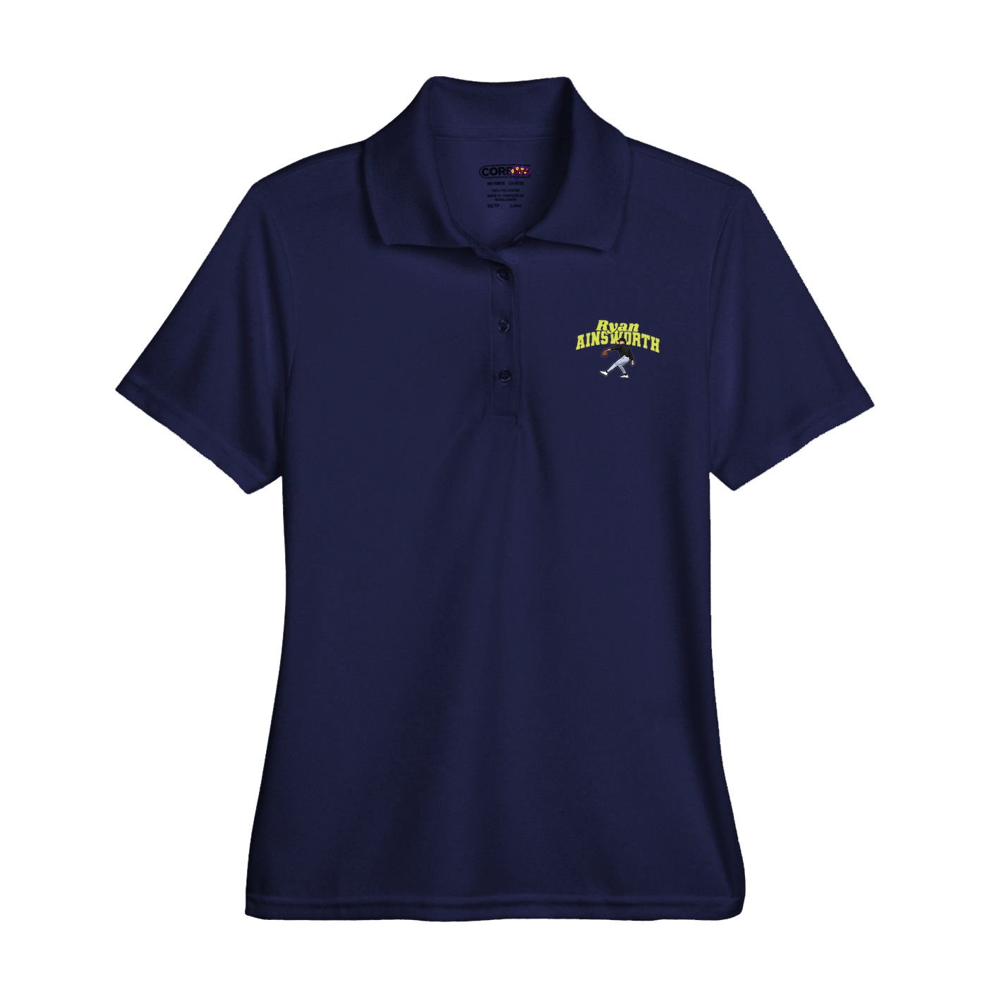 Womens Performance Polo — Signature Arch in Navy