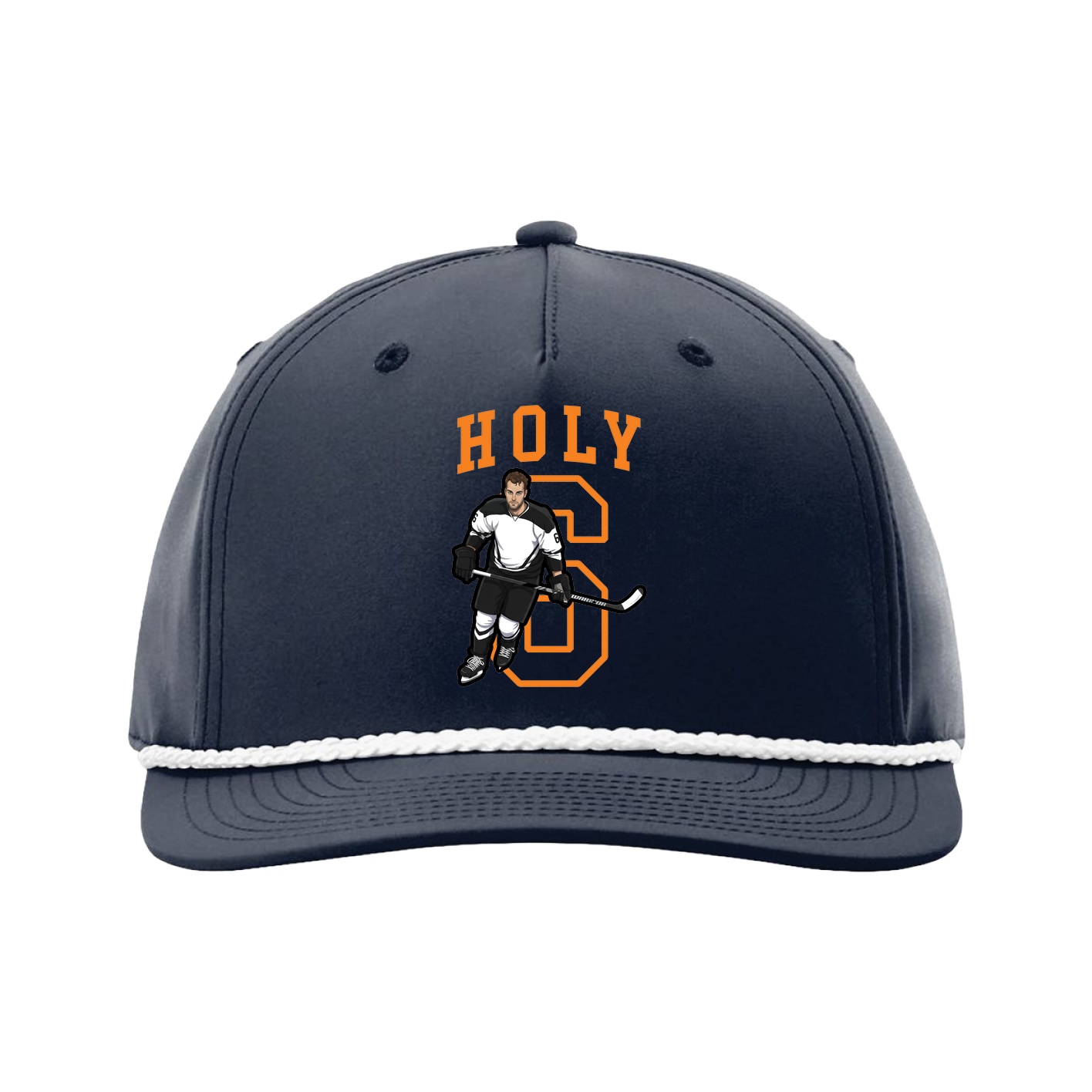 Five-Panel Classic Rope Cap — Shirsey in Navy