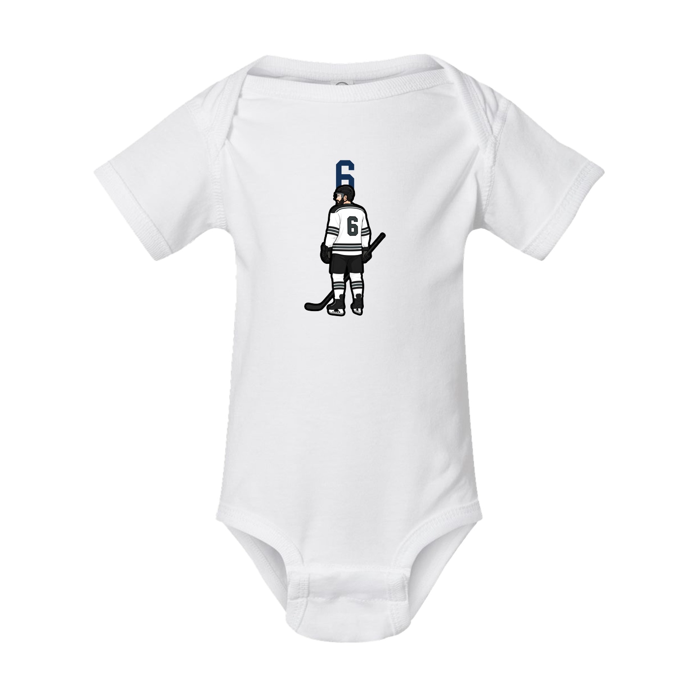 Baby Onesie — Number Top in White