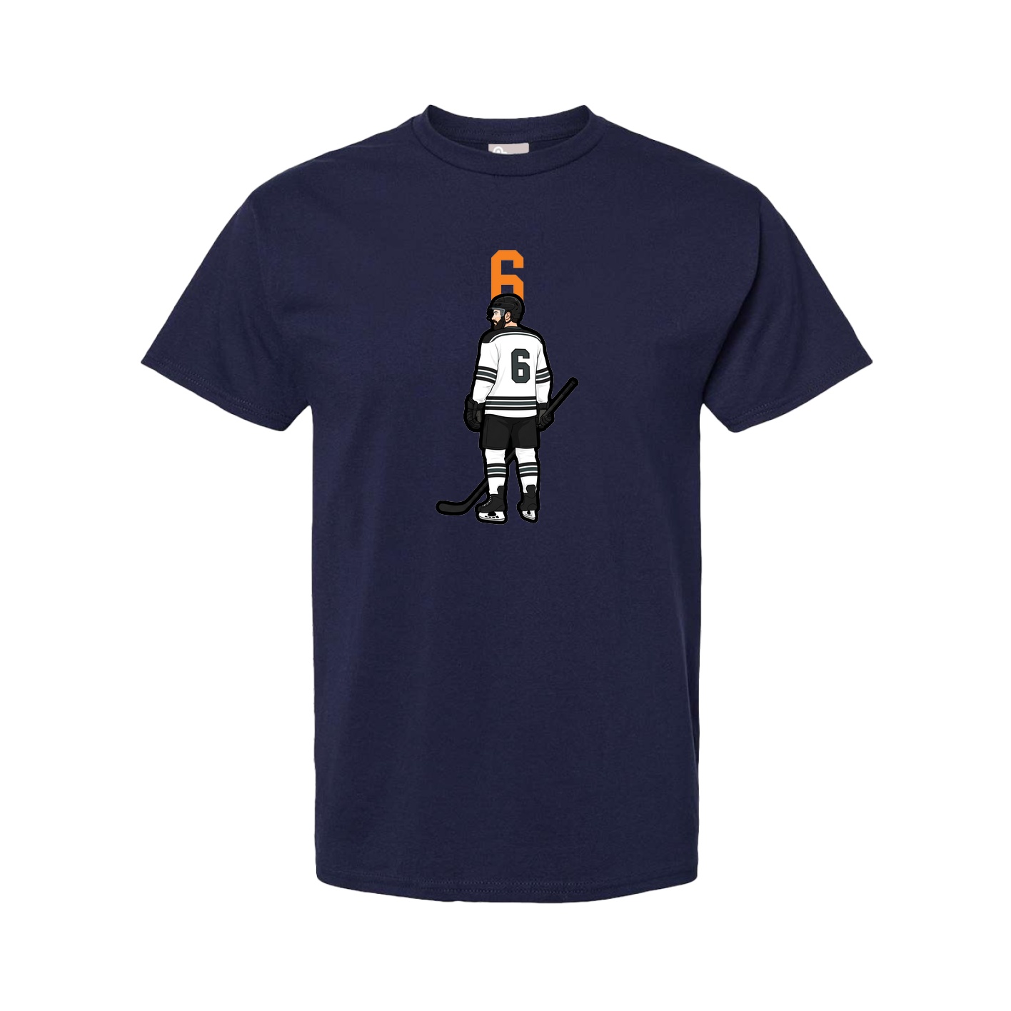 Tee — Number Top in Navy