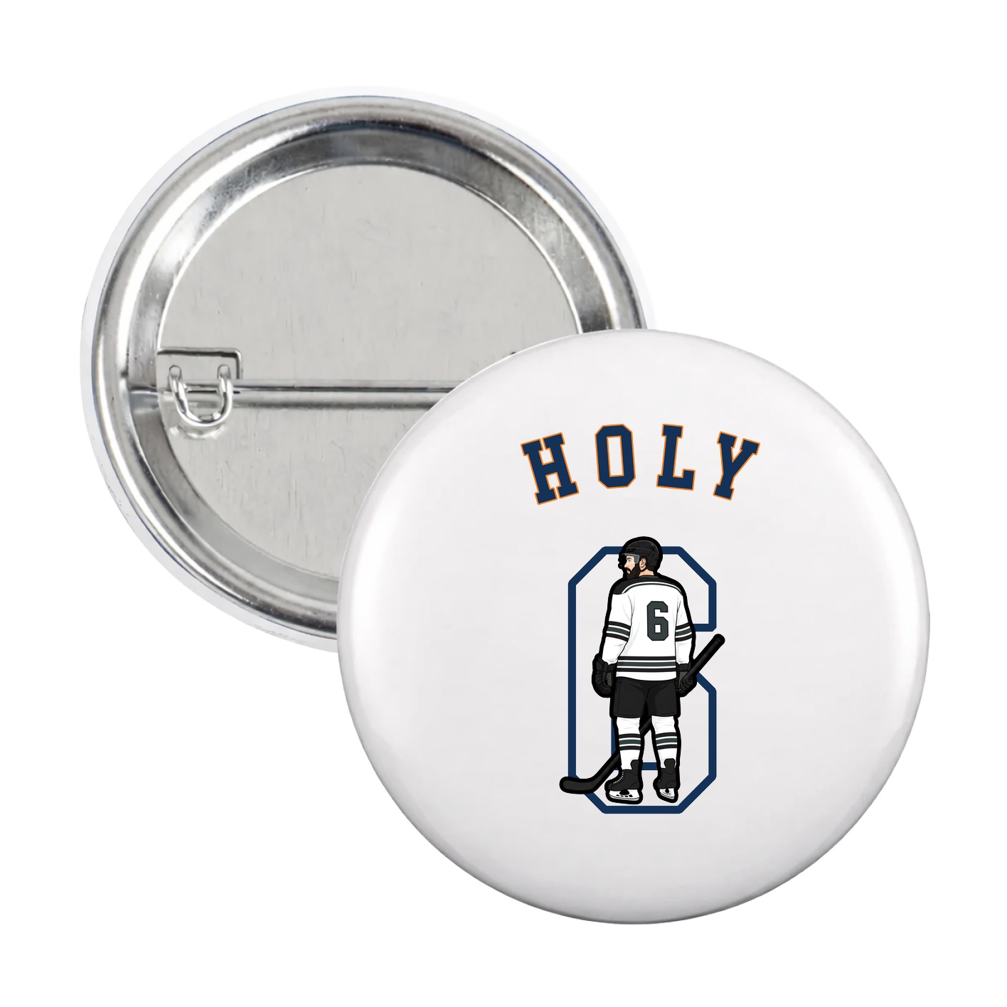 Game Day Button — Shirsey Arch in White