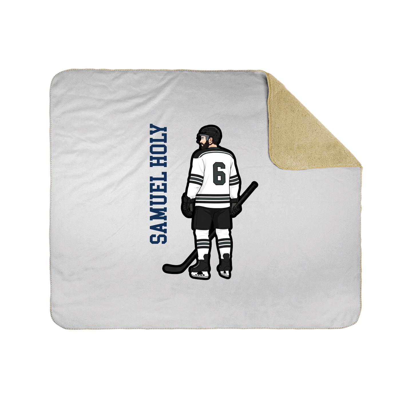 50x60 Sherpa Lined Throw Blanket