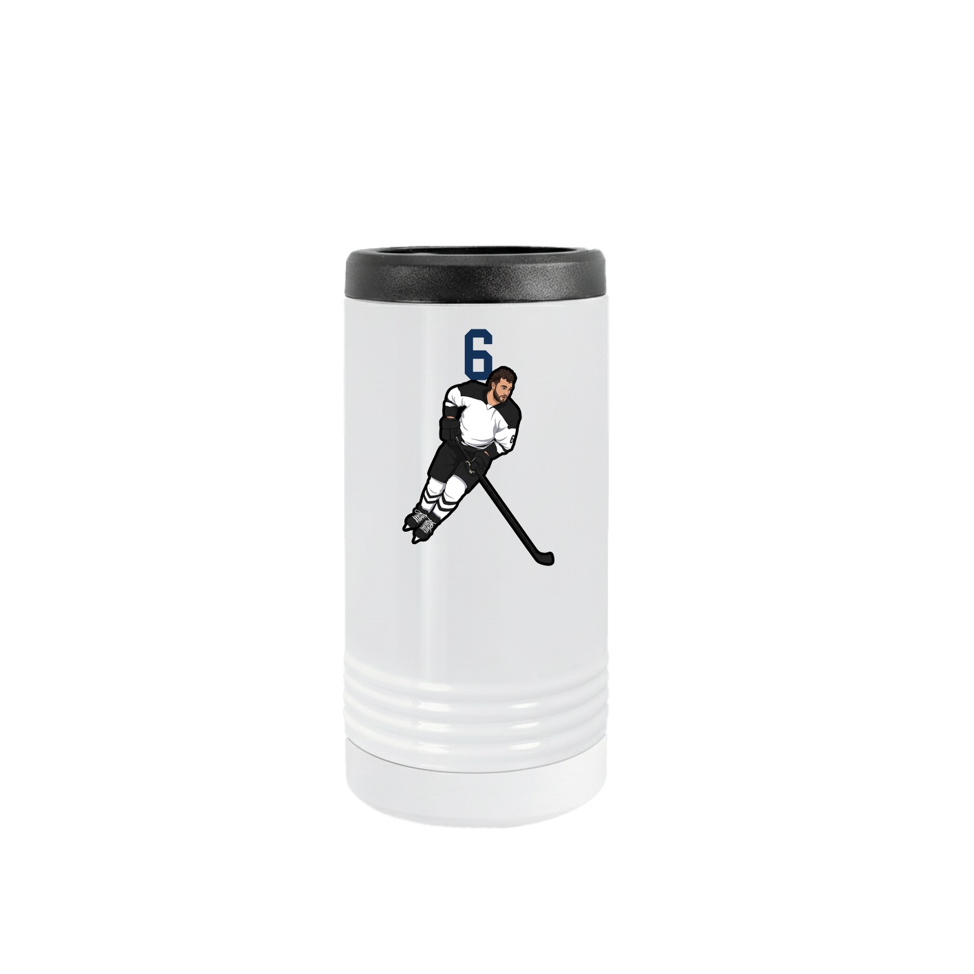 Slim Beverage Holder — Number Top in White