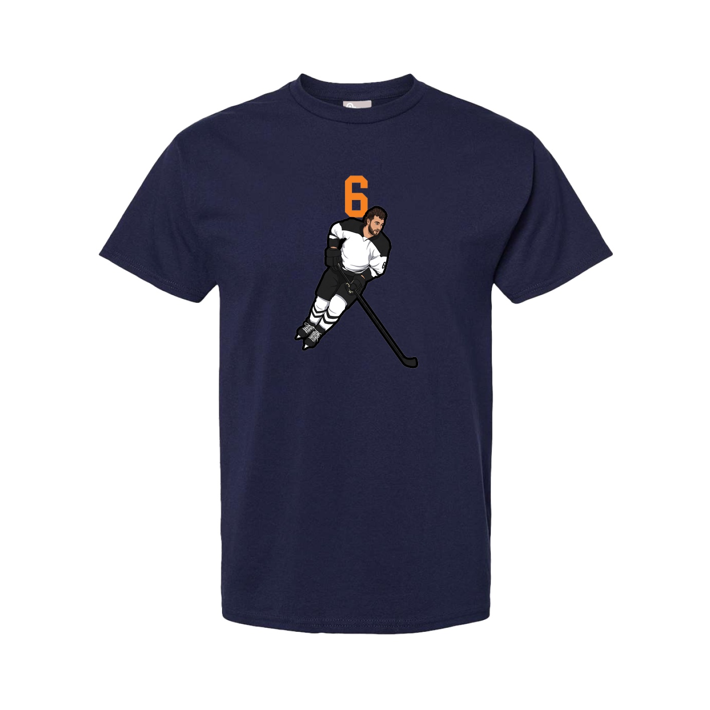 Tee — Number Top in Navy