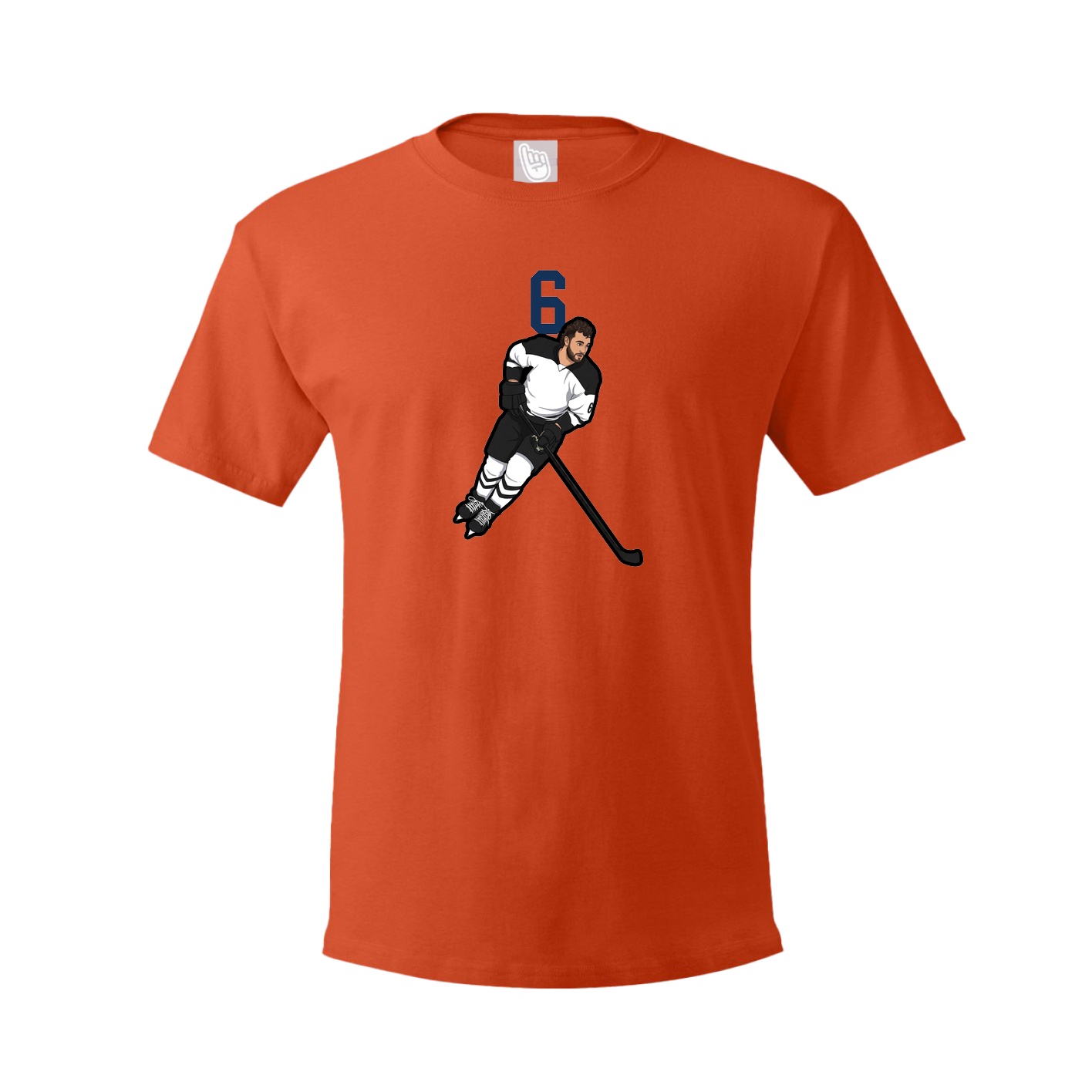 Tee — Number Top in Orange