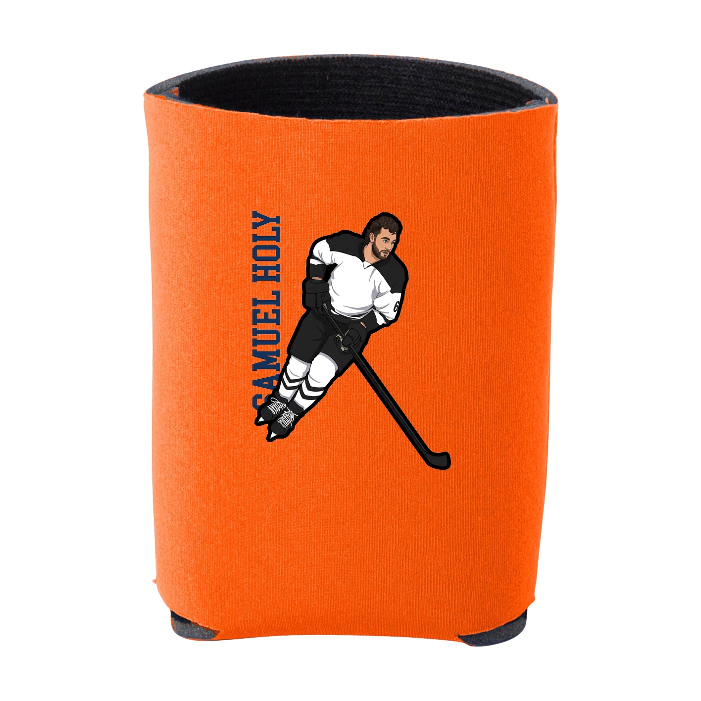 Can Holder — Name Vertical in Orange