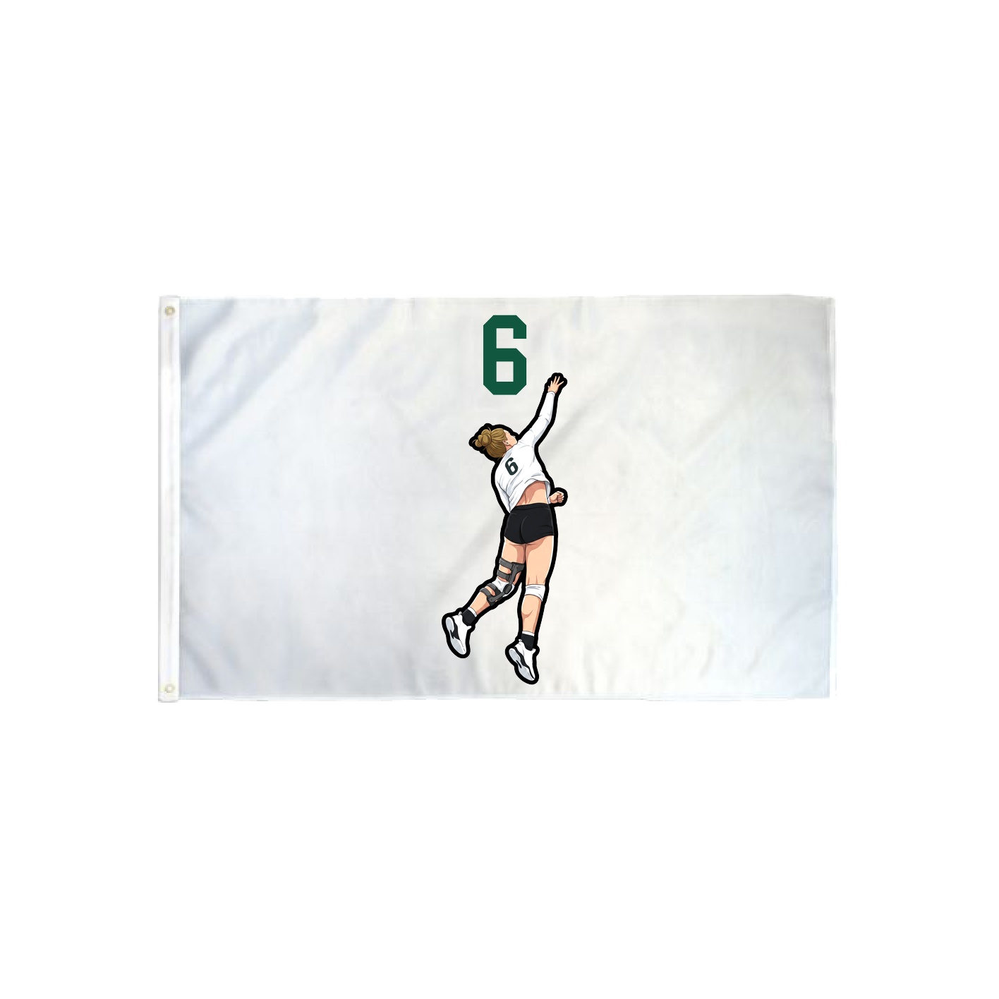 3x5 Flag — Number Top in Classic