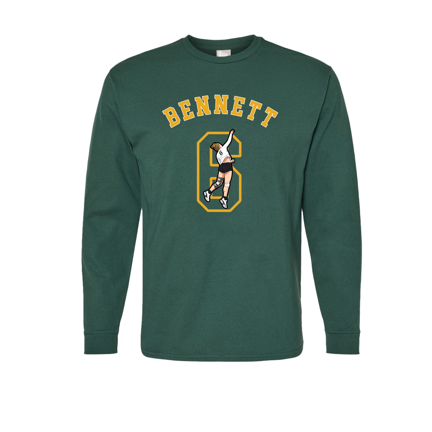 Long Sleeve Tee — Shirsey Arch in Green