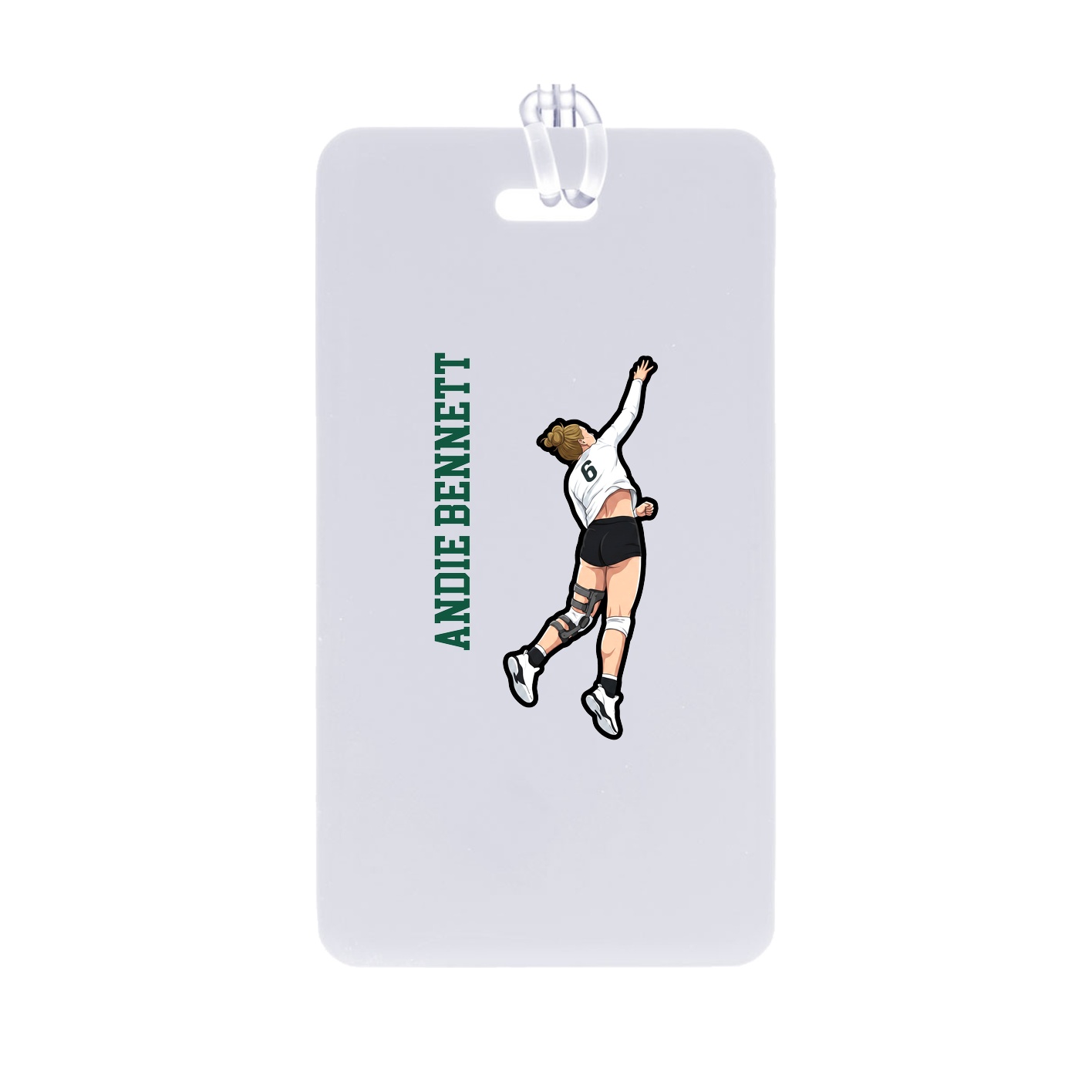 Bag Tag — Name Vertical in Classic