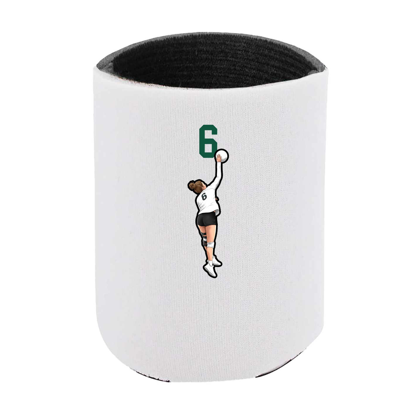 Can Holder — Number Top in White