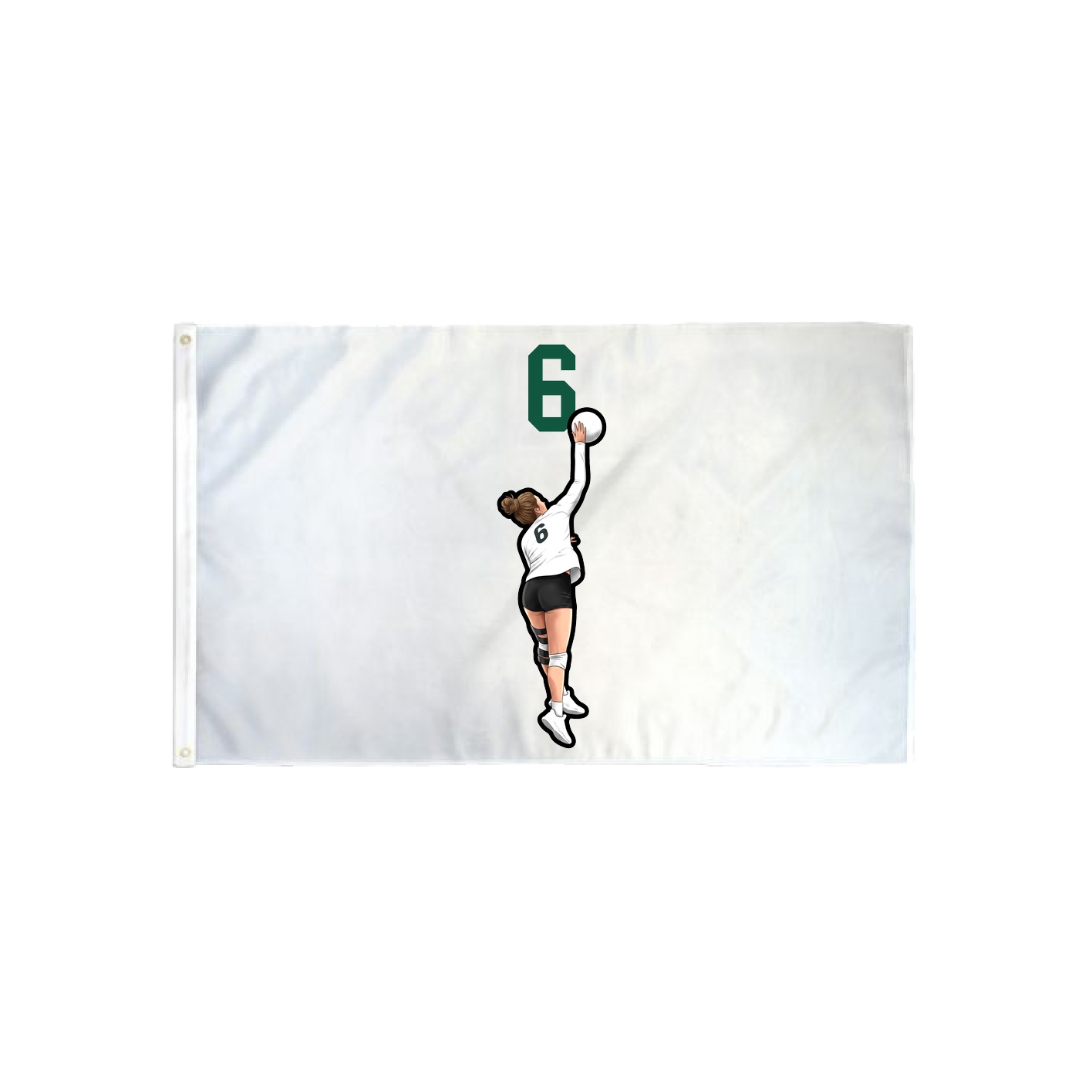 3x5 Flag — Number Top in Classic