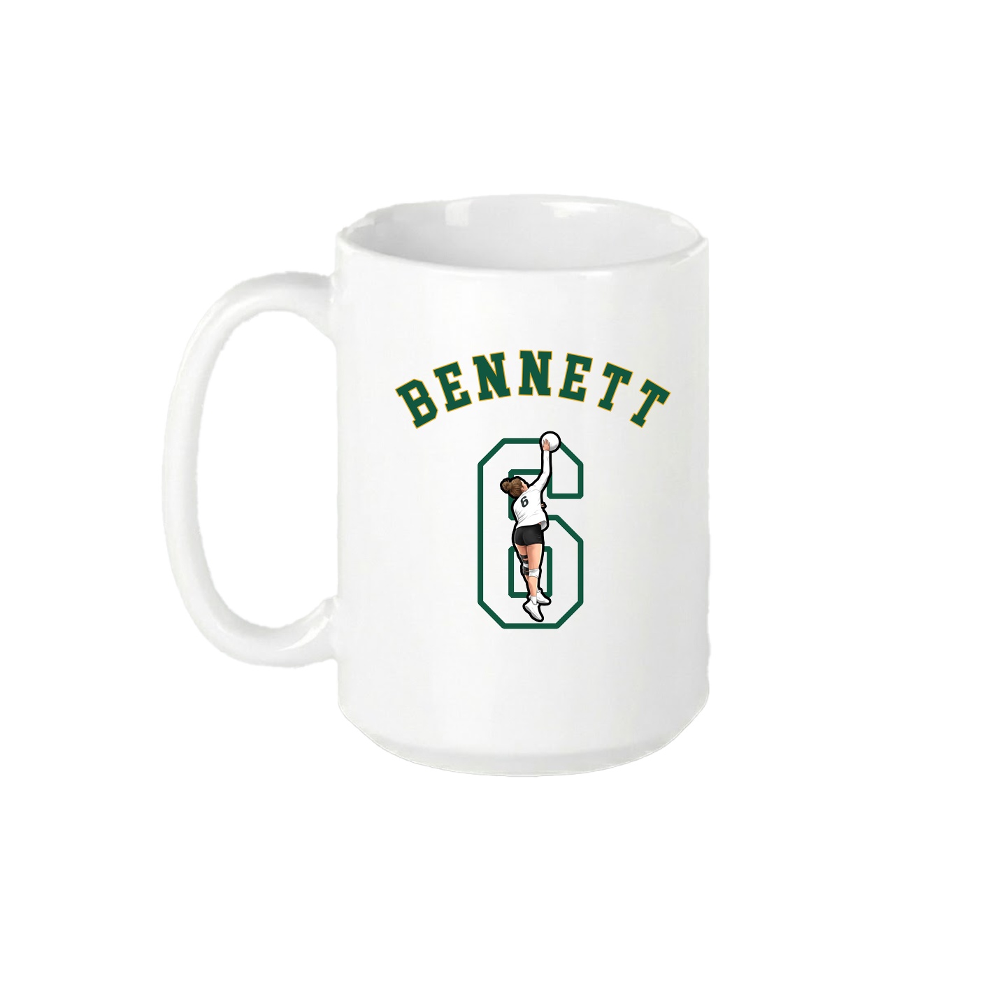 15oz Coffee Mug — Shirsey Arch in White
