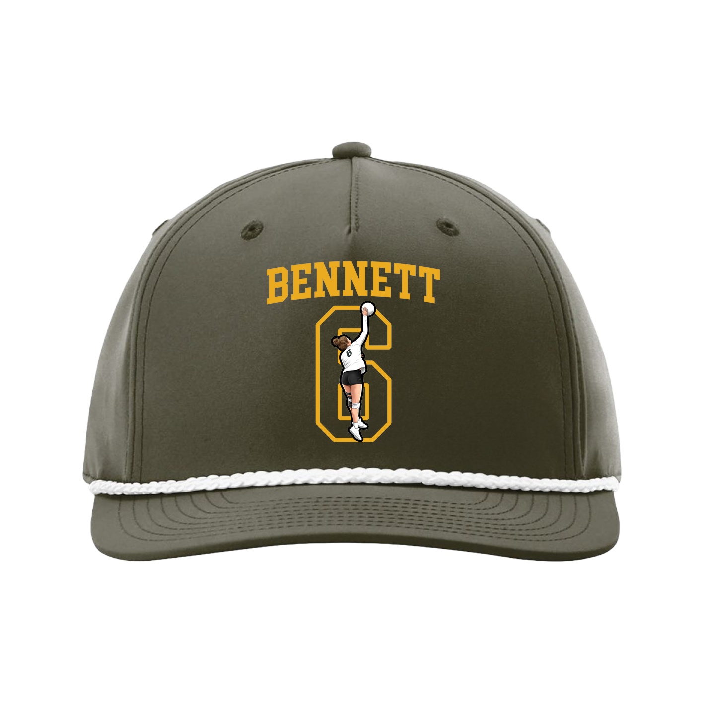 Five-Panel Classic Rope Cap — Shirsey in Green