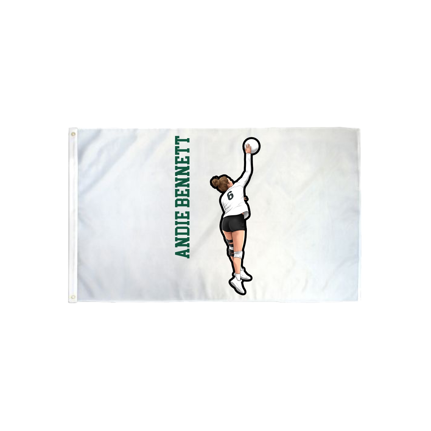 3x5 Flag — Name Vertical in Classic