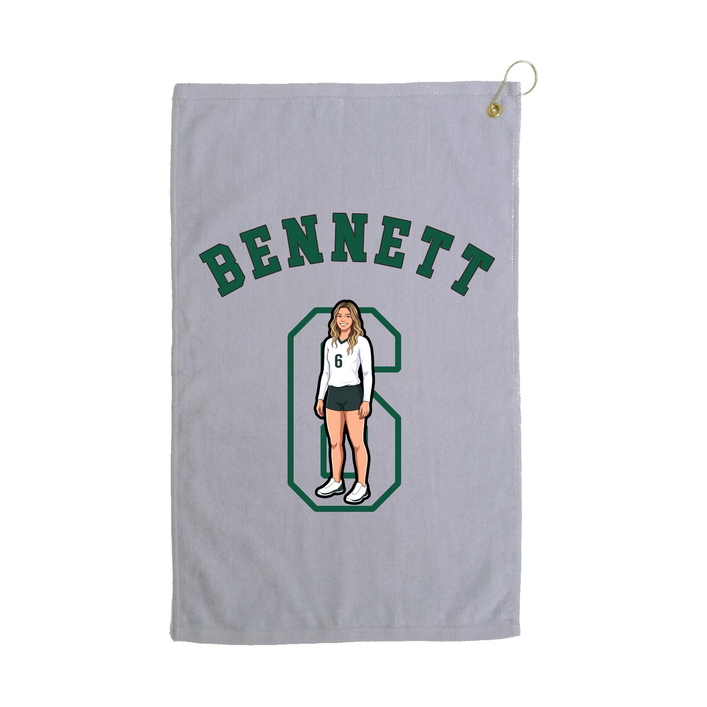 Golf Towel — Shirsey Arch in Grey