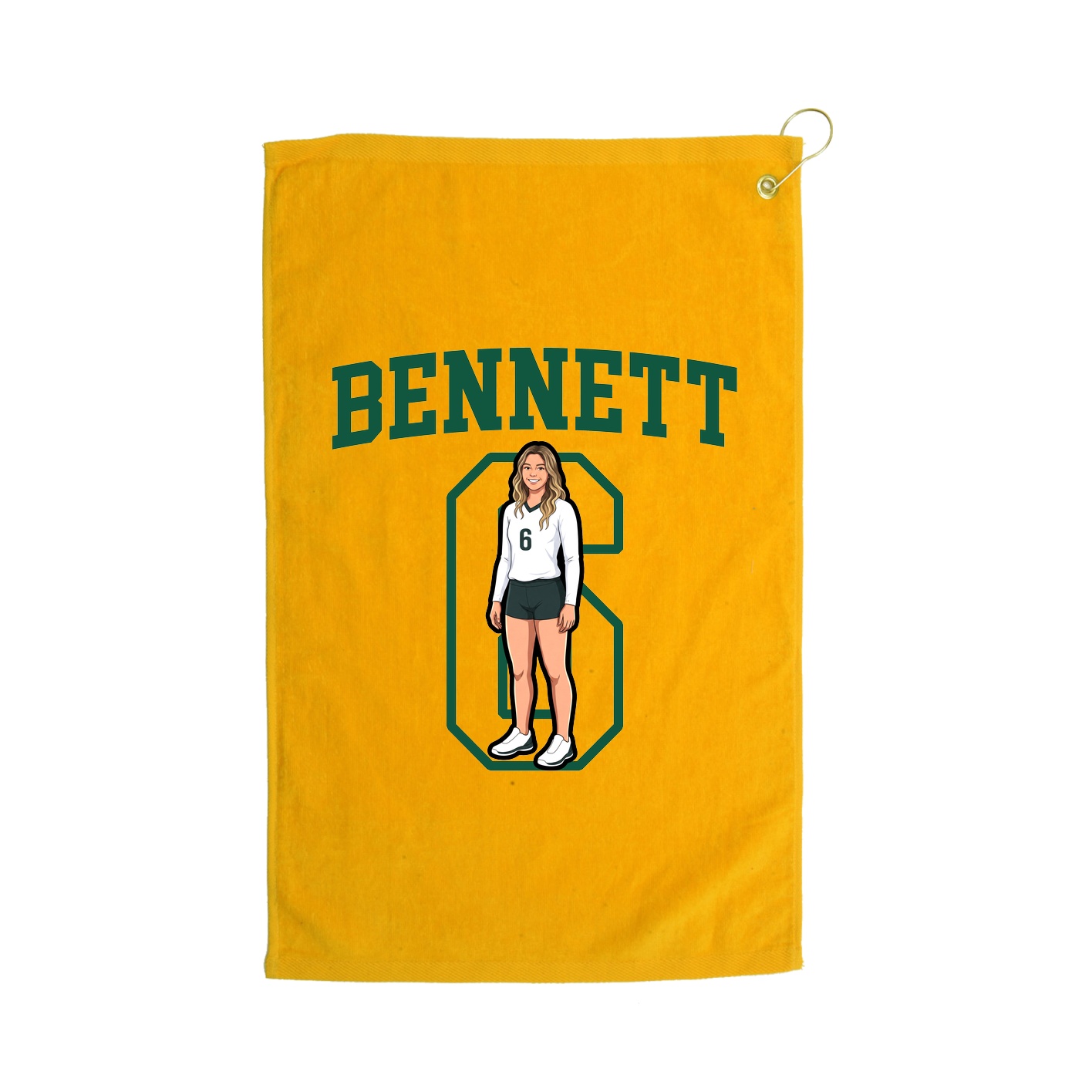 Golf Towel — Shirsey in Gold