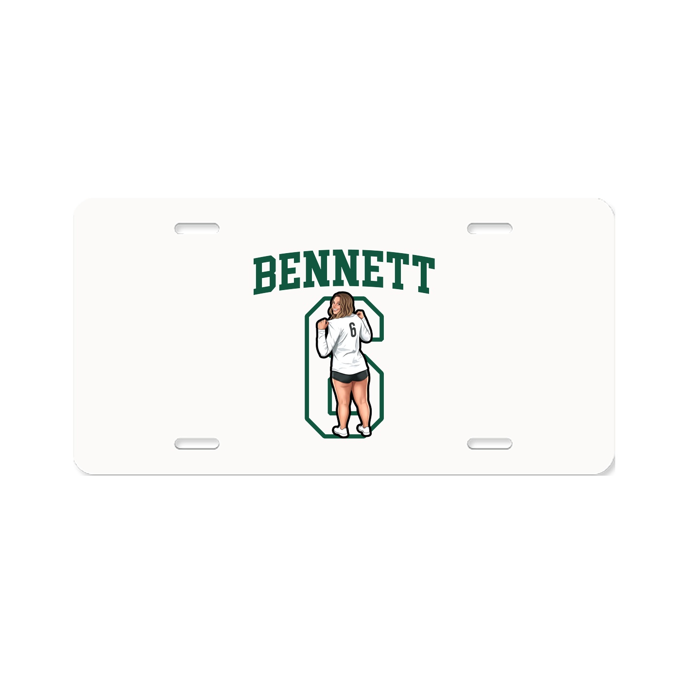 License Plate — Shirsey in Classic