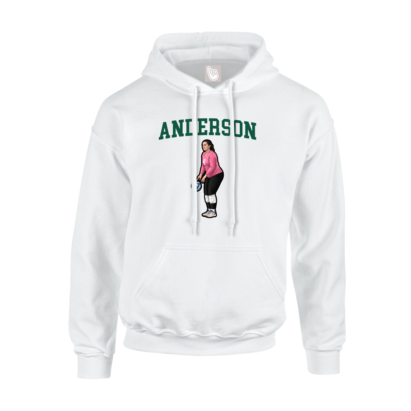 Hoodie — Shirsey in White