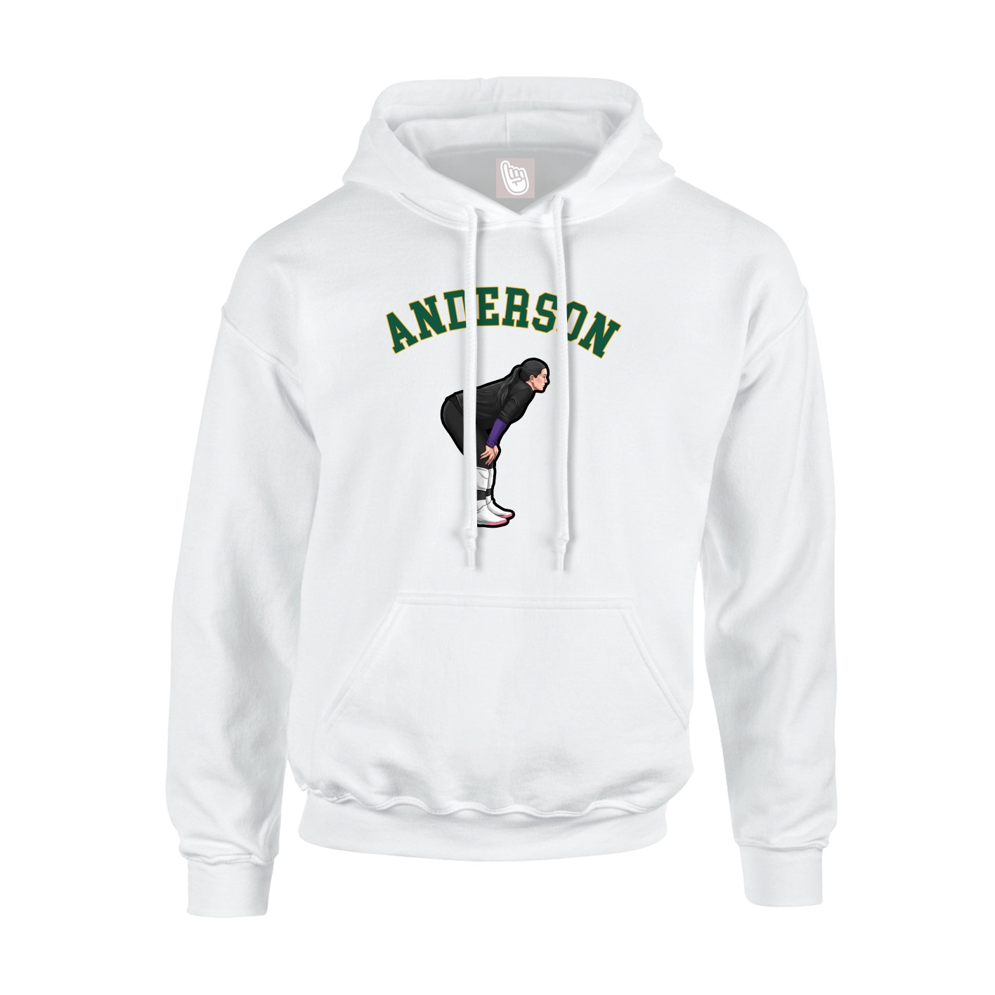 Hoodie — Shirsey Arch in White