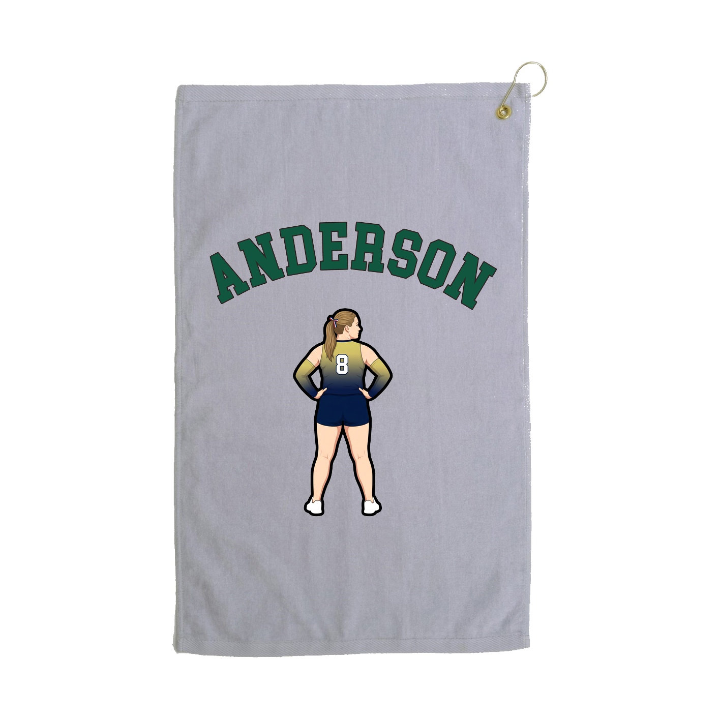 Golf Towel — Shirsey Arch in Grey