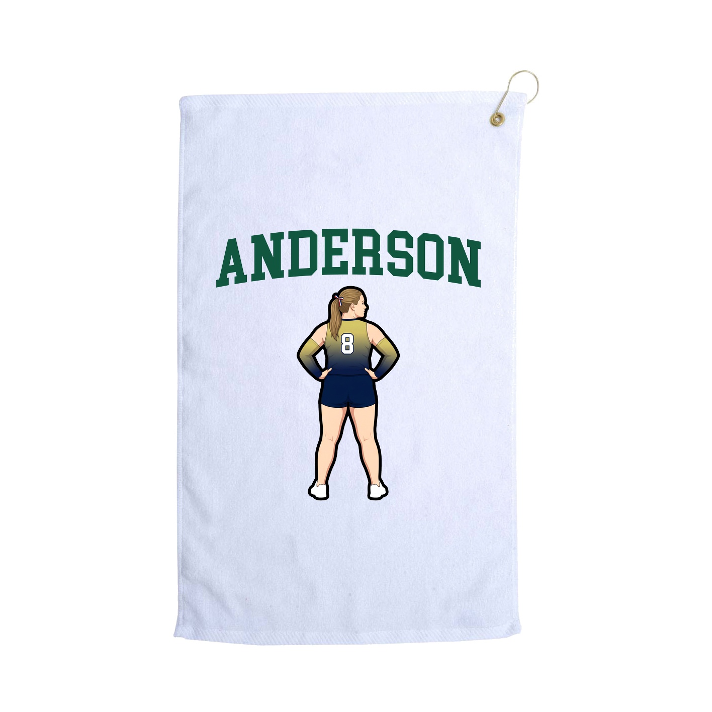 Golf Towel — Shirsey in White