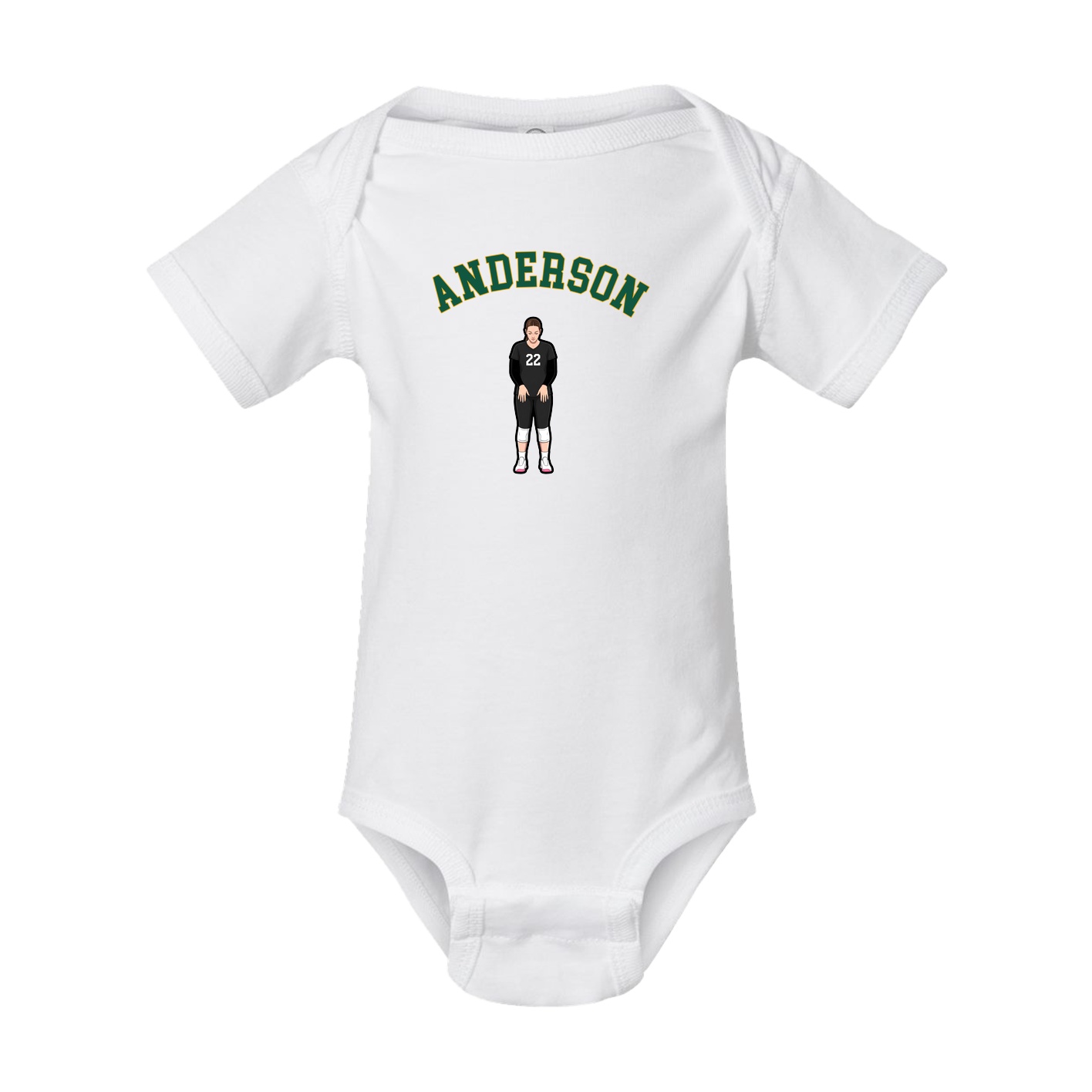 Baby Onesie — Shirsey Arch in White