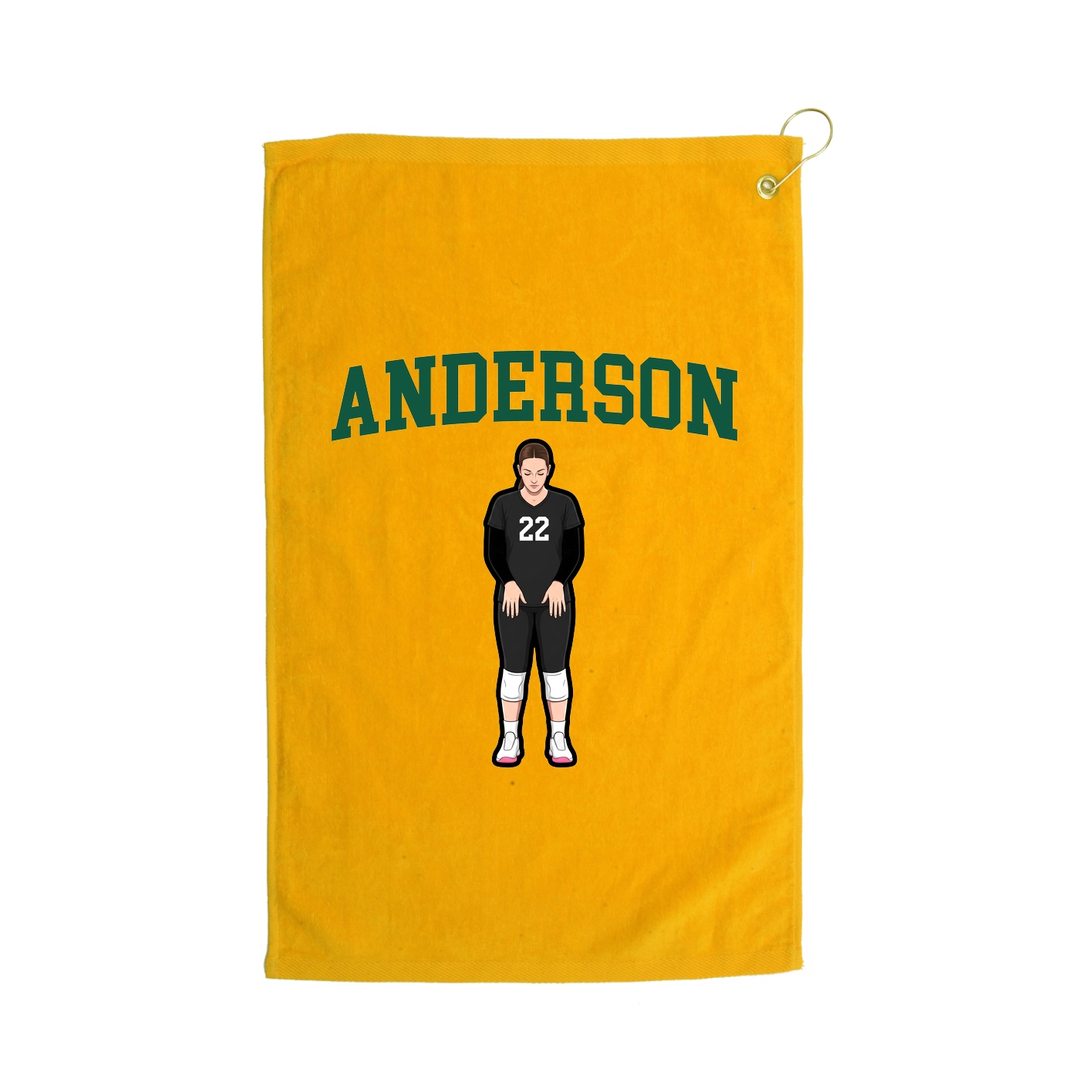 Golf Towel — Shirsey in Gold