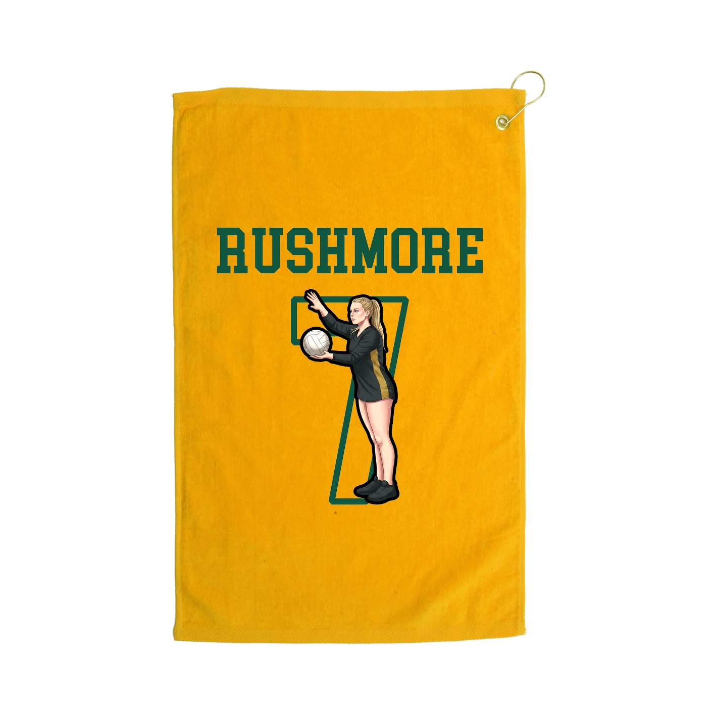 Golf Towel — Shirsey in Gold