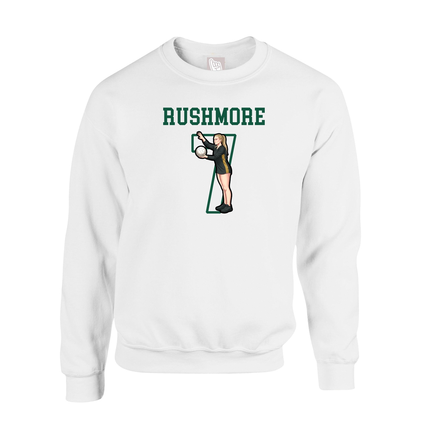 Fleece Crew — Shirsey in White