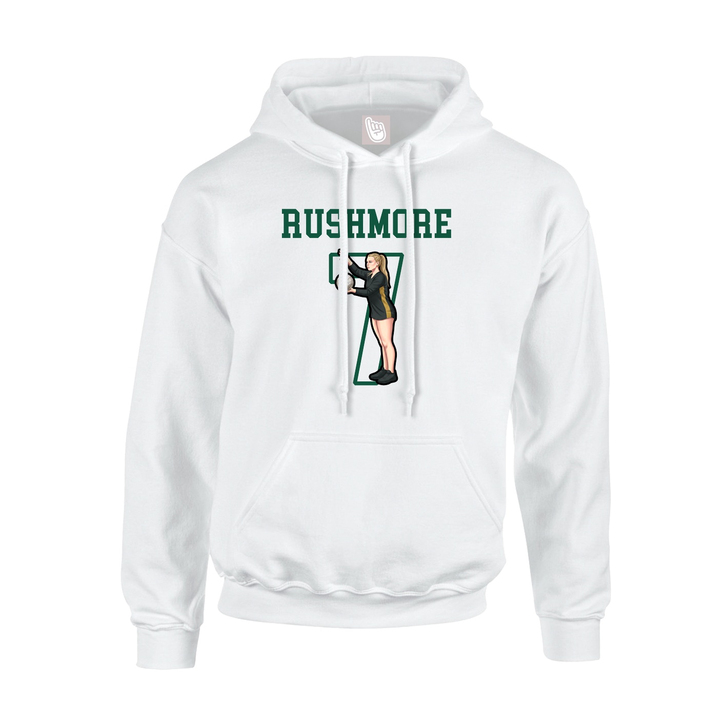Youth Hoodie — Shirsey in White