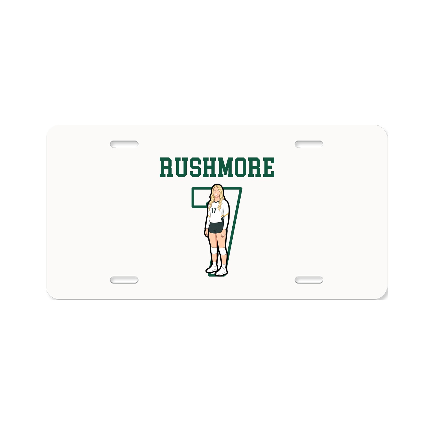 License Plate — Shirsey in Classic