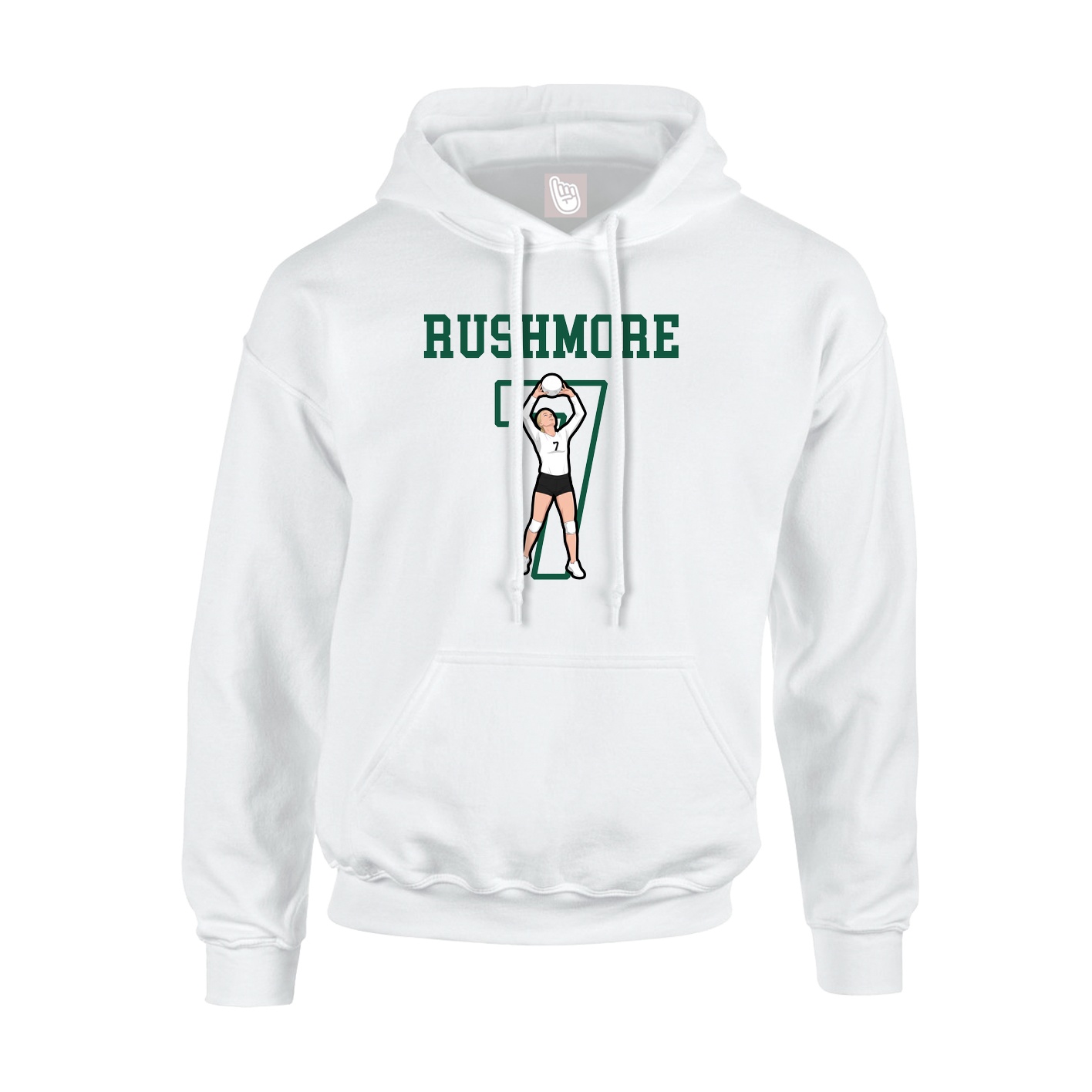 Youth Hoodie — Shirsey in White