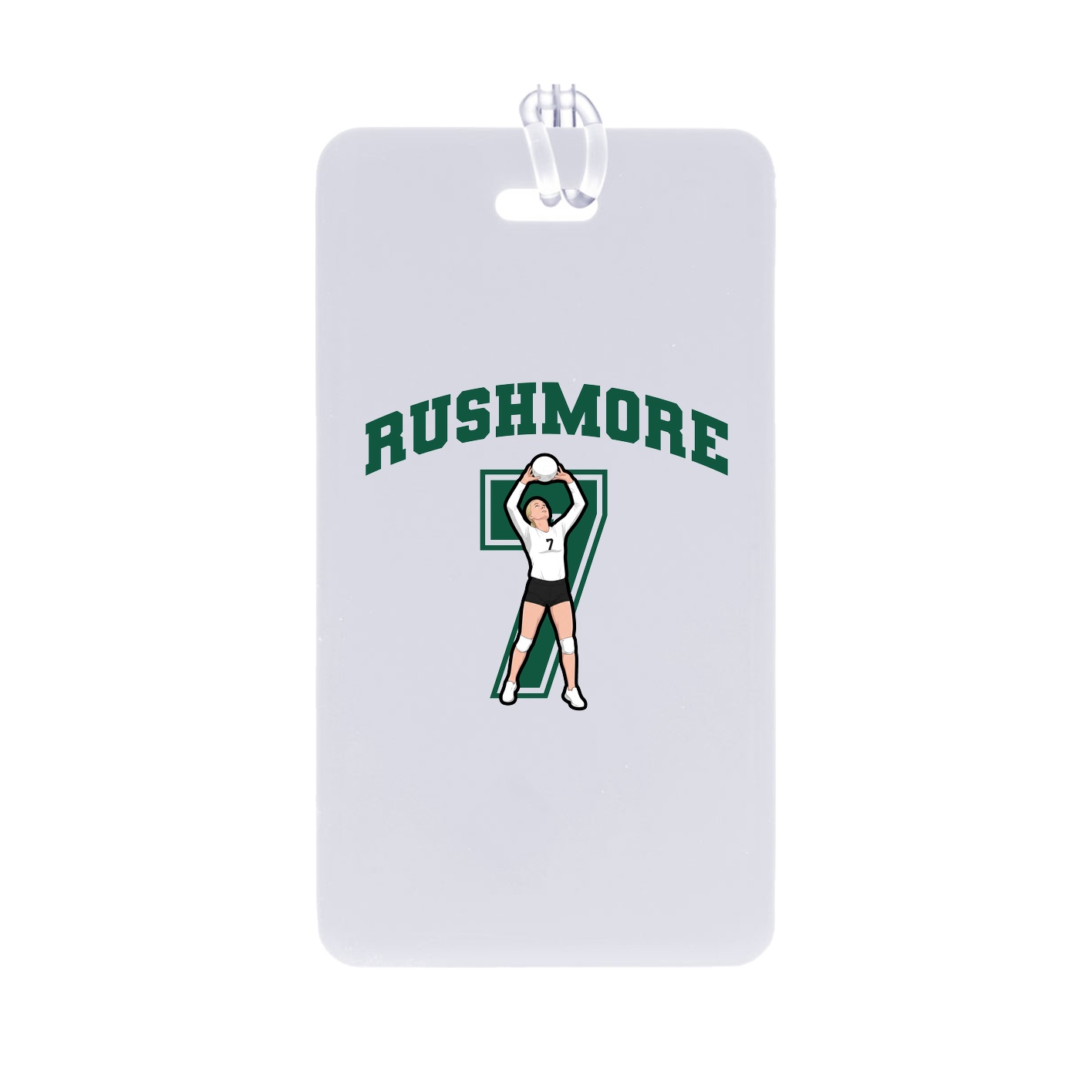 Bag Tag — Number in Classic